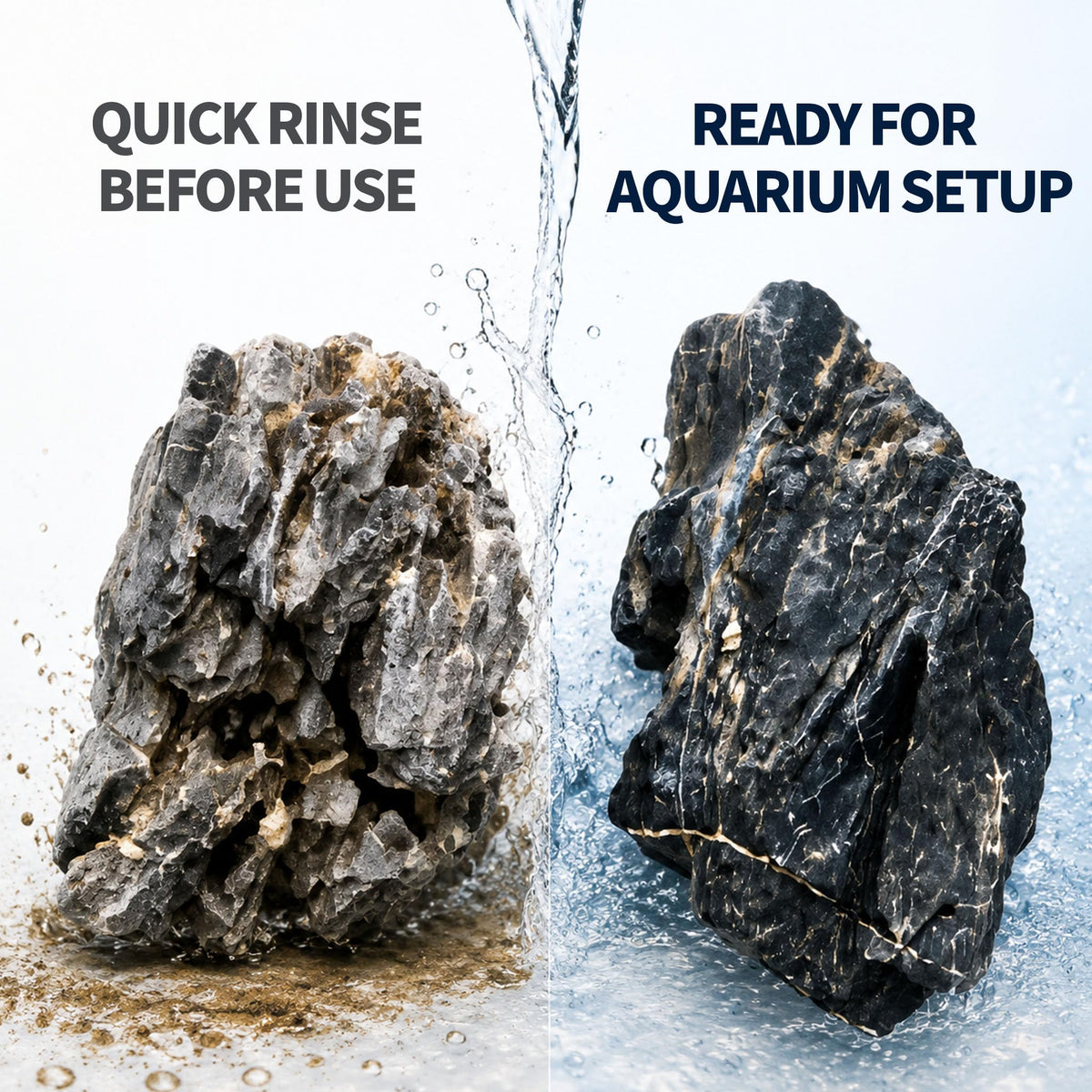 Seiryu Stone Aquascaping Rocks 5 lb Aquarium Stone Set - Korvuli Official Imagery - 7