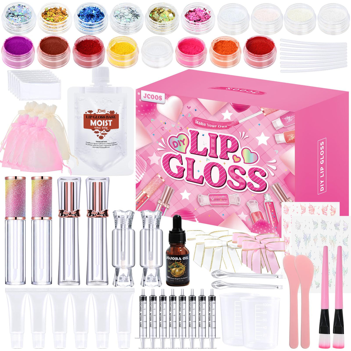 Jcoos Lip Gloss Making Kit Lip Gloss Set for Teens Tweens - Jcoos Official Imagery - 2