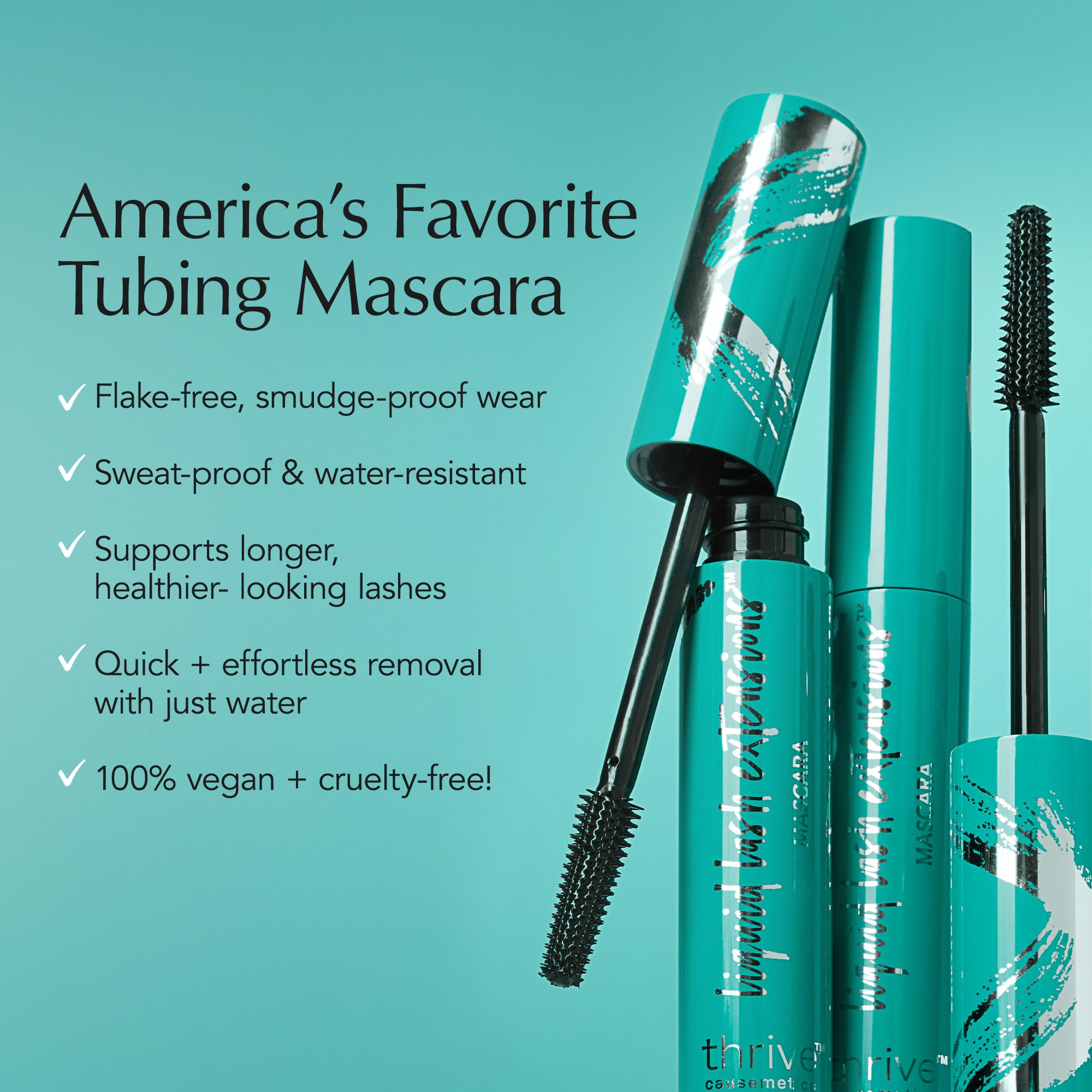 Thrive Causemetics Liquid Lash Extensions Mascara Rich Black - Thrive Causemetics Official Imagery - 3