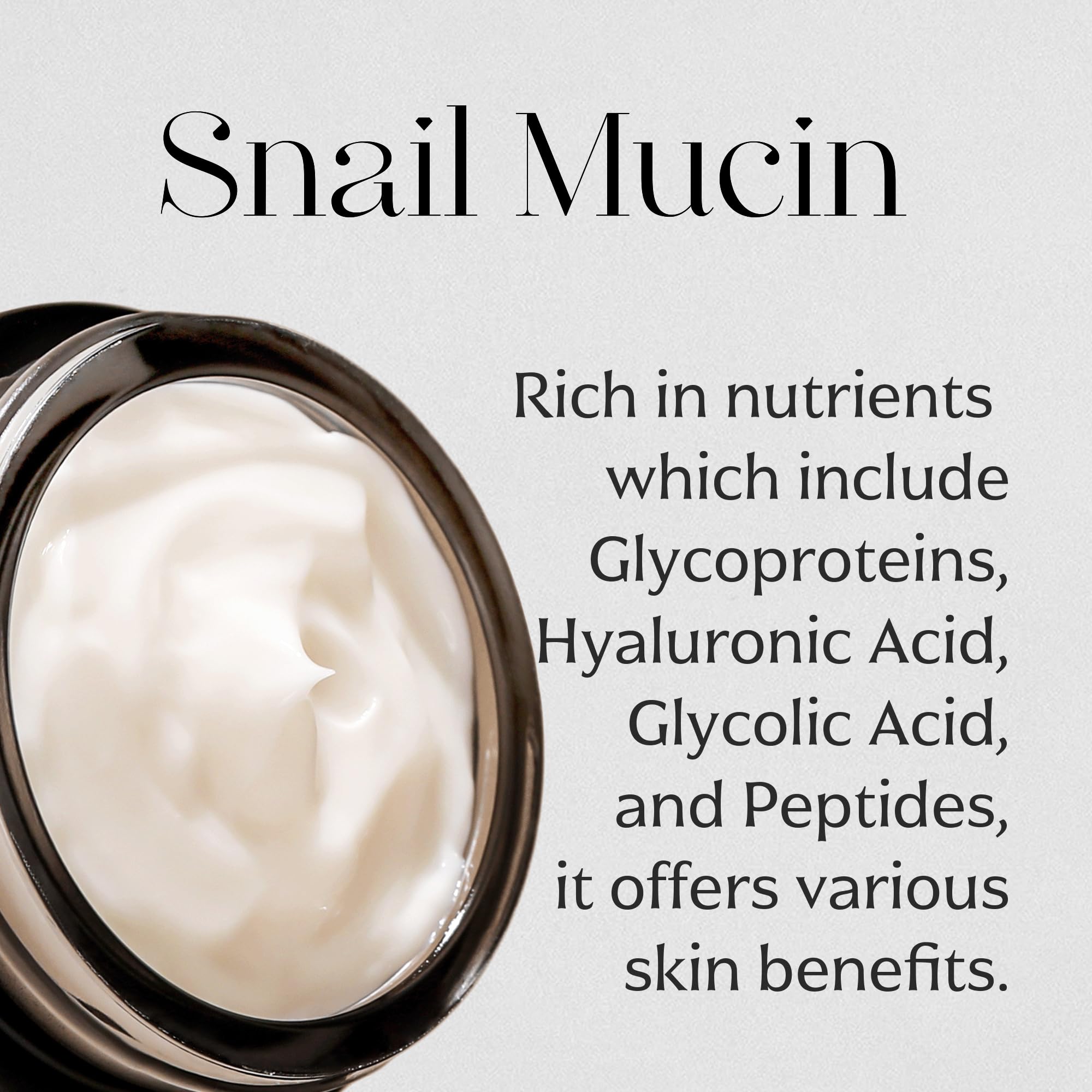 MIZON Black Snail All in One Cream 2 54 fl oz - MIZON Official Imagery - 5