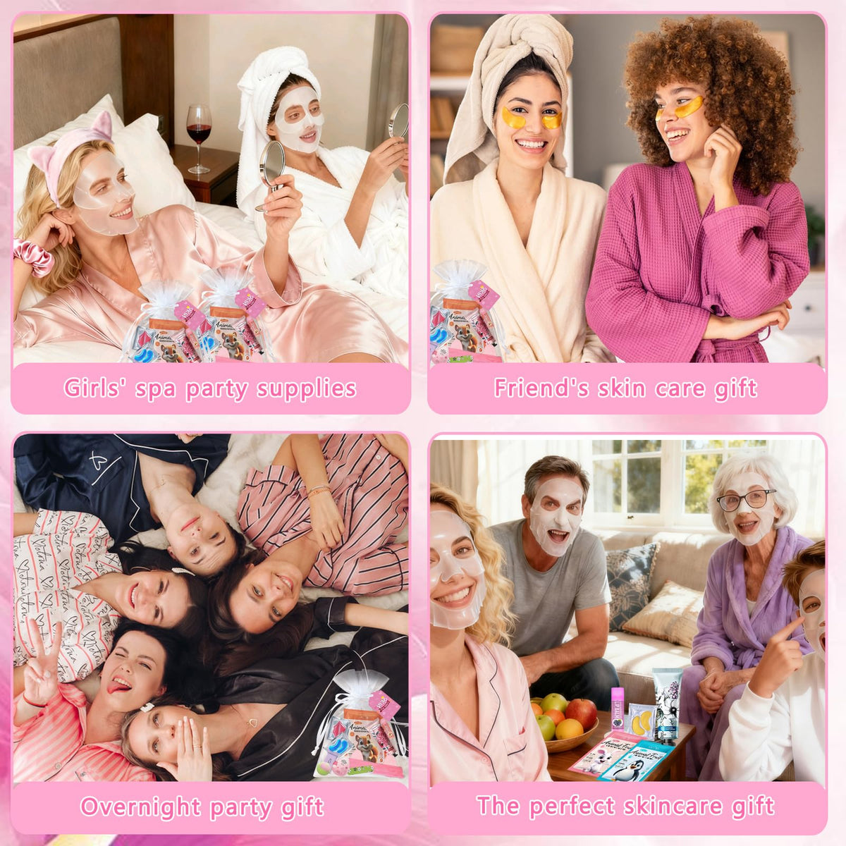 144 PCS Spa Party Supplies for Women Spa Day Favors - SSGP Official Imagery - 6