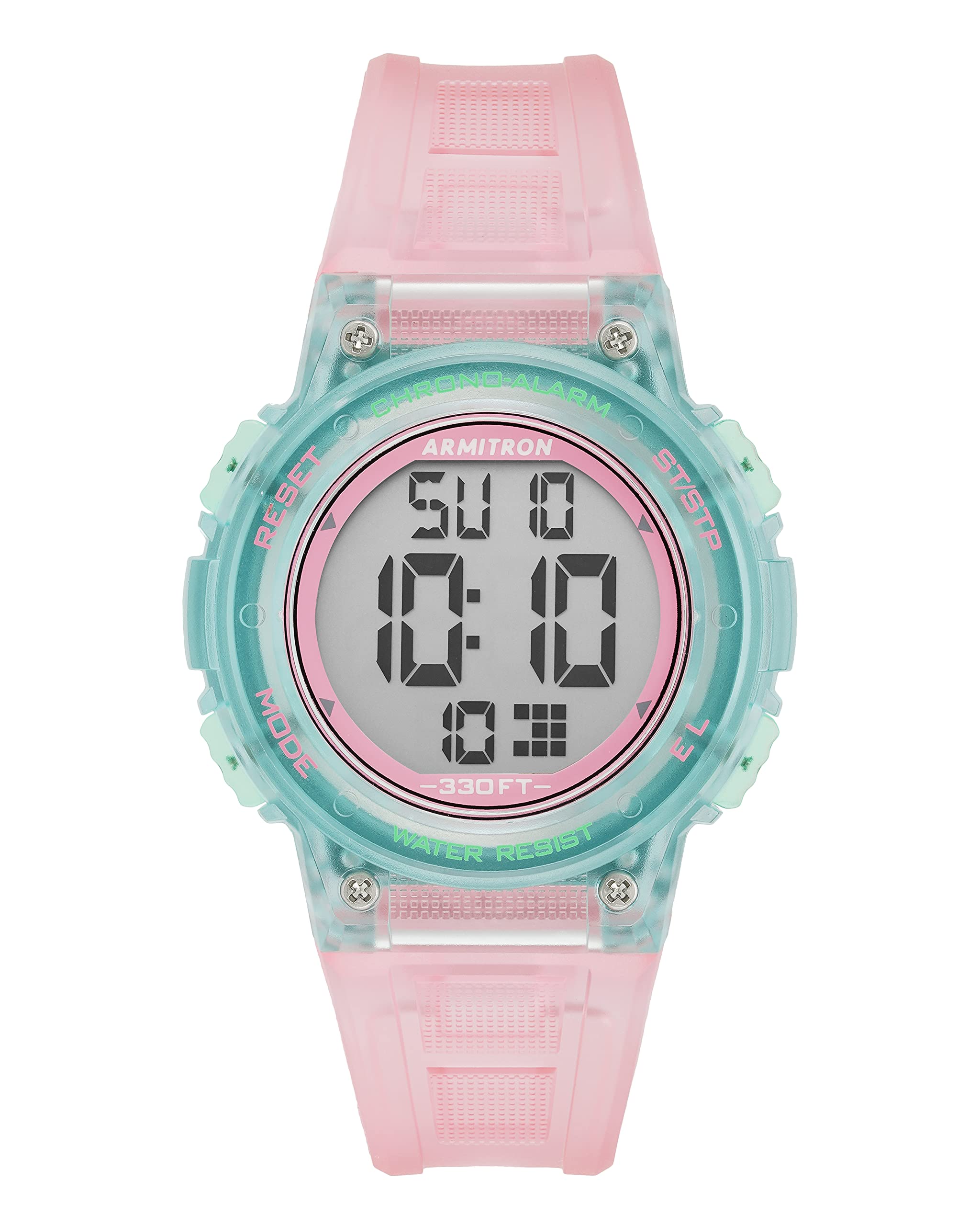 Armitron Sport Women's Digital Chronograph Resin Strap Watch - Product Imagery