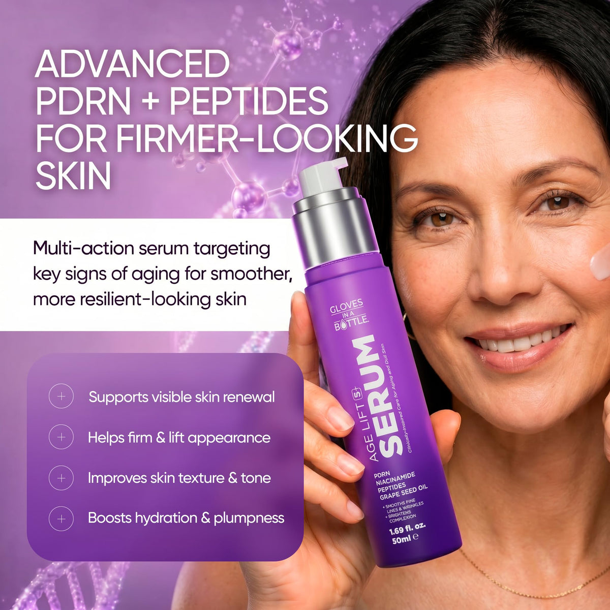 Gloves In A Bottle PDRN Age Lift 5 Serum with Salmon DNA - Gloves In A Bottle Official Imagery - 3