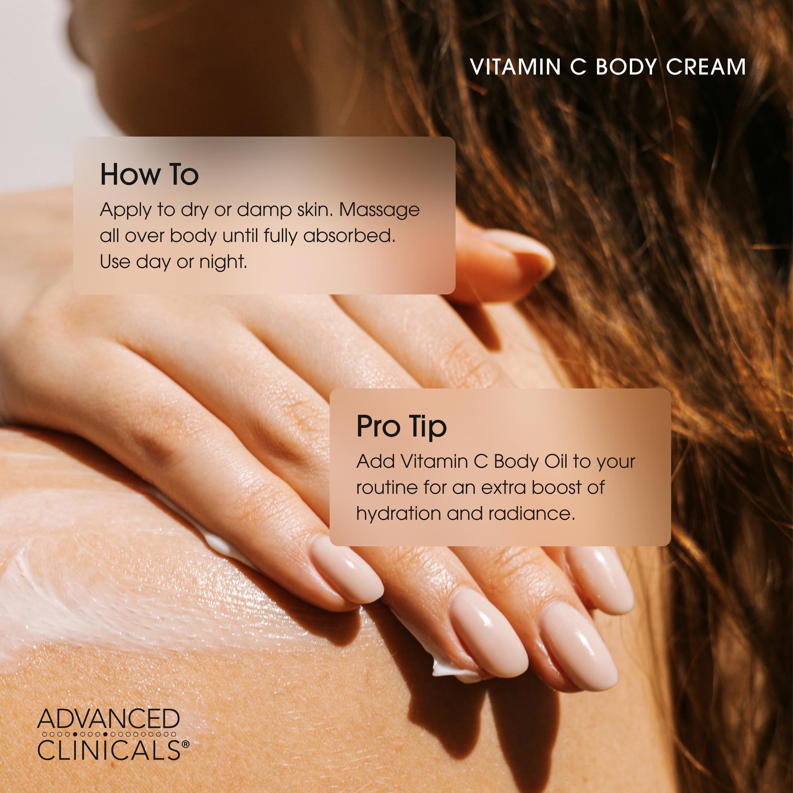 Advanced Clinicals Vitamin C Cream Visibly Brightening Body Lotion | Vitamin C Moisturizer Skin Care Body Cream For Women & Men Helps Visibly Improve Look Of Dark Spots & Uneven Skin Tone, 16 Ounce - Advanced Clinicals Official Product View 8