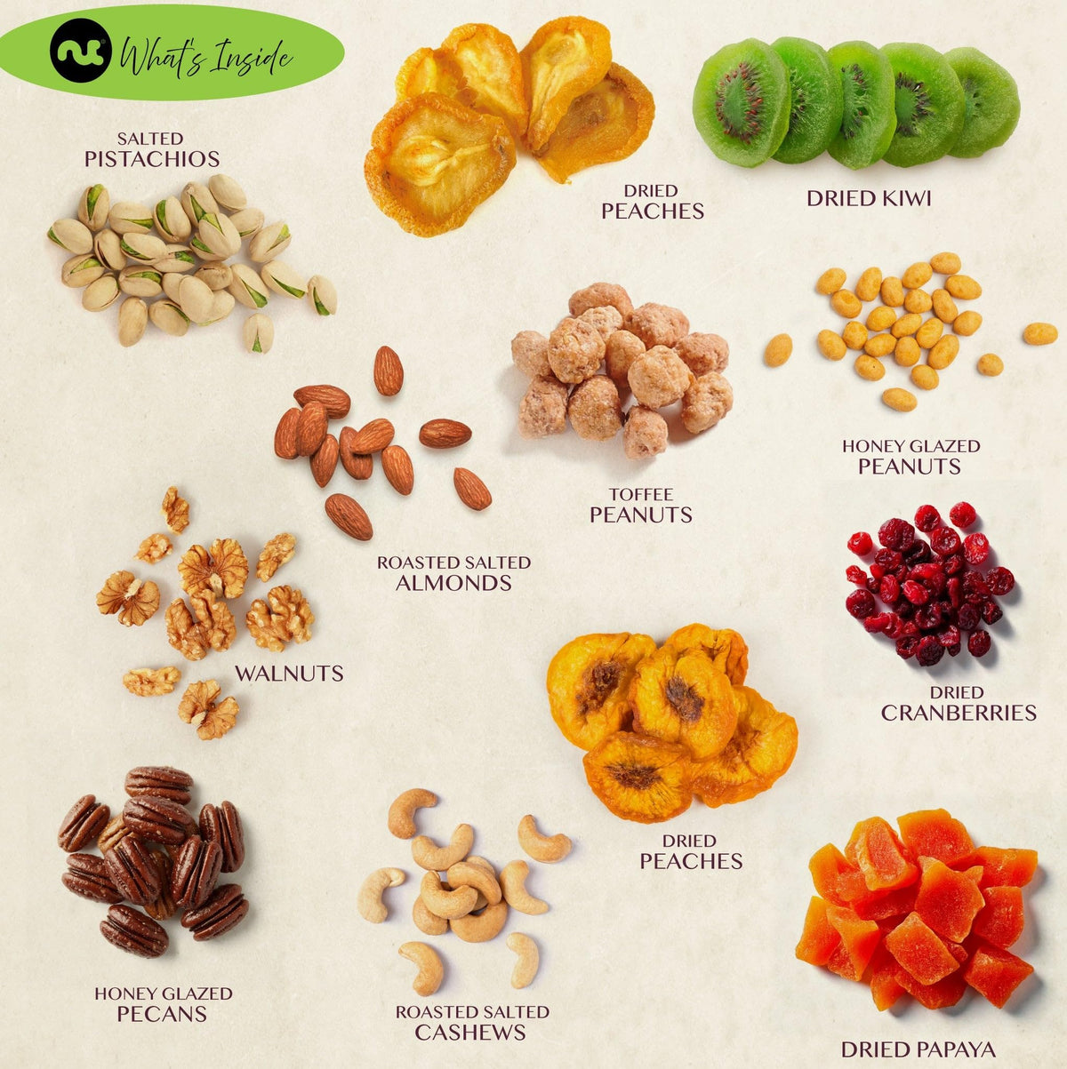 NUT CRAVINGS Dried Fruit Mixed Nuts Black Gift Tower 12 - Nut Cravings Official Imagery - 7