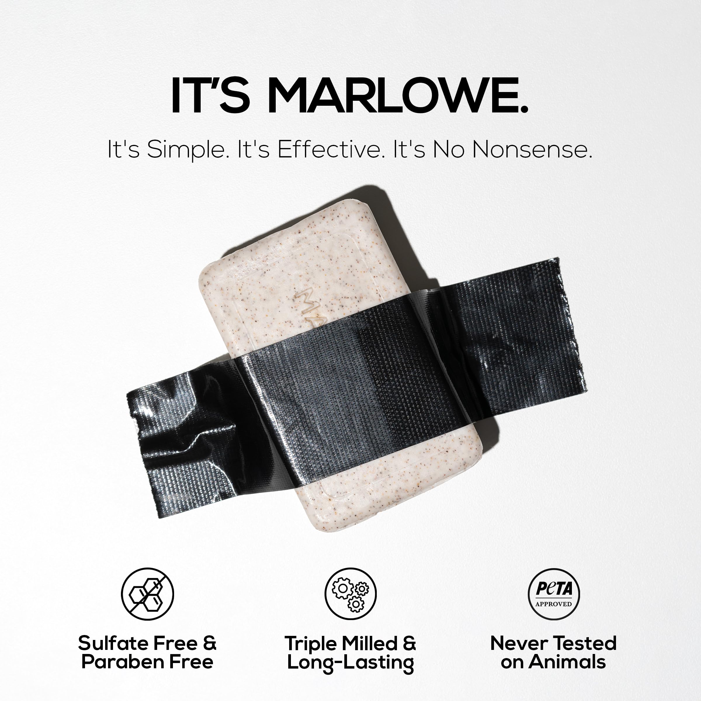 MARLOWE. Body Scrub Soap, Exfoliating Soap Bar, Santal - MARLOWE. Official Product View 5