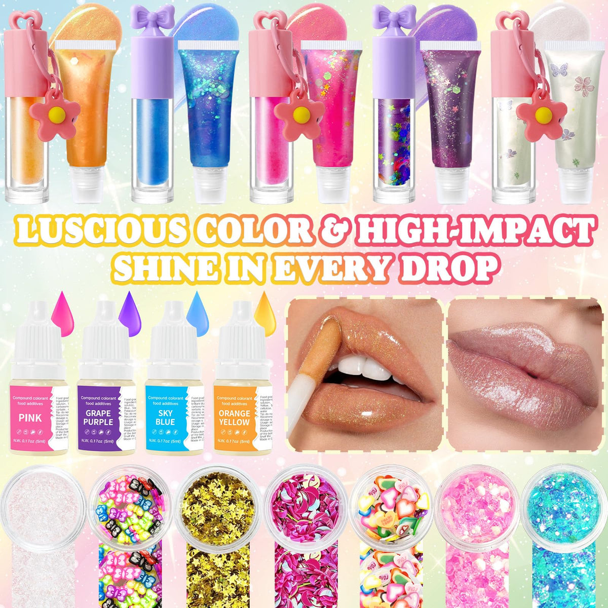 Thaluna Lip Gloss Making Kit Lip Gloss Set for Women Lip Kit - Thaluna Official Imagery - 5