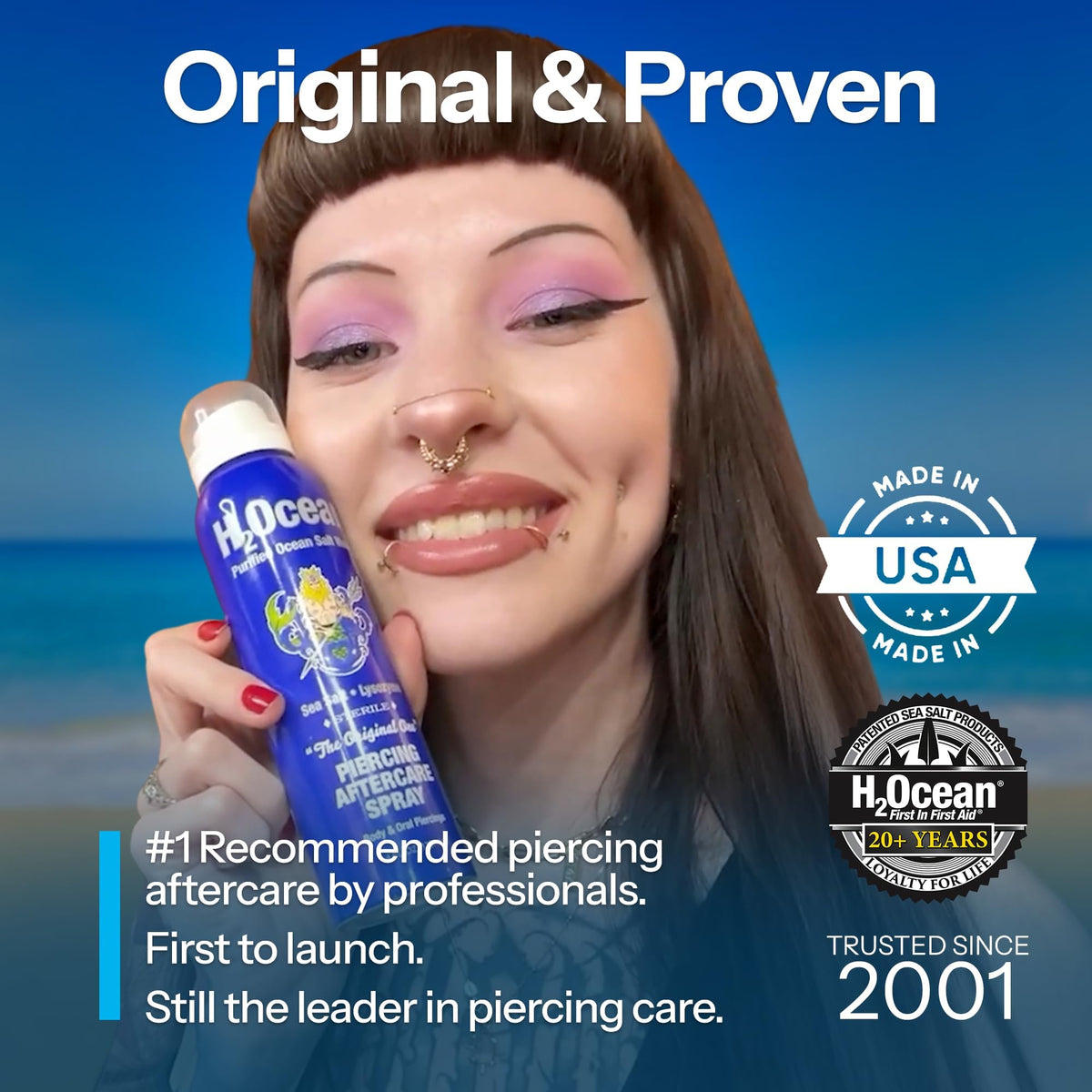 H2Ocean Piercing Aftercare Spray and Keloid Bump Removal Sea - H2Ocean Official Imagery - 5
