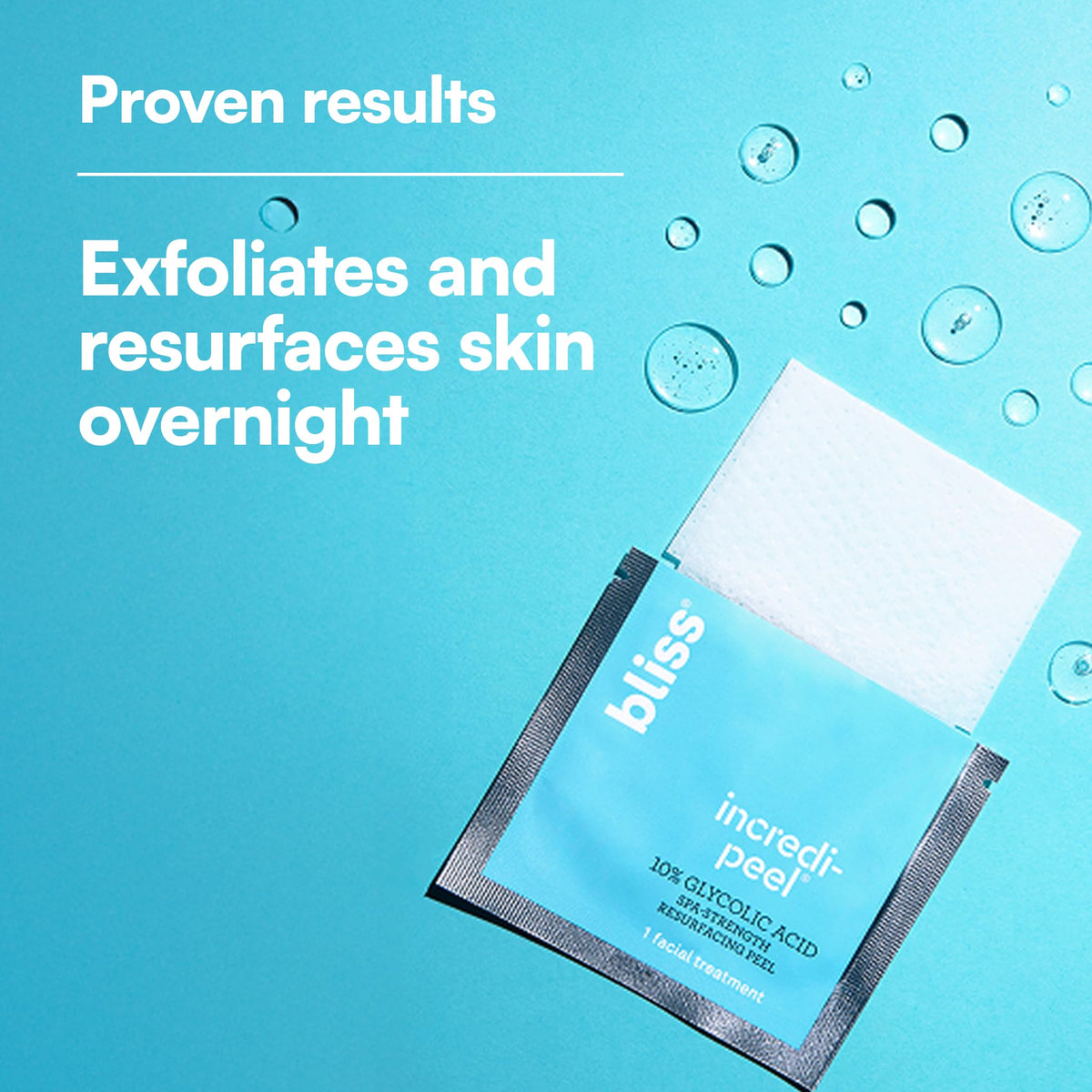 Bliss Incredi Peel Glycolic Resurfacing Facial Pads - Bliss Official Imagery - 4
