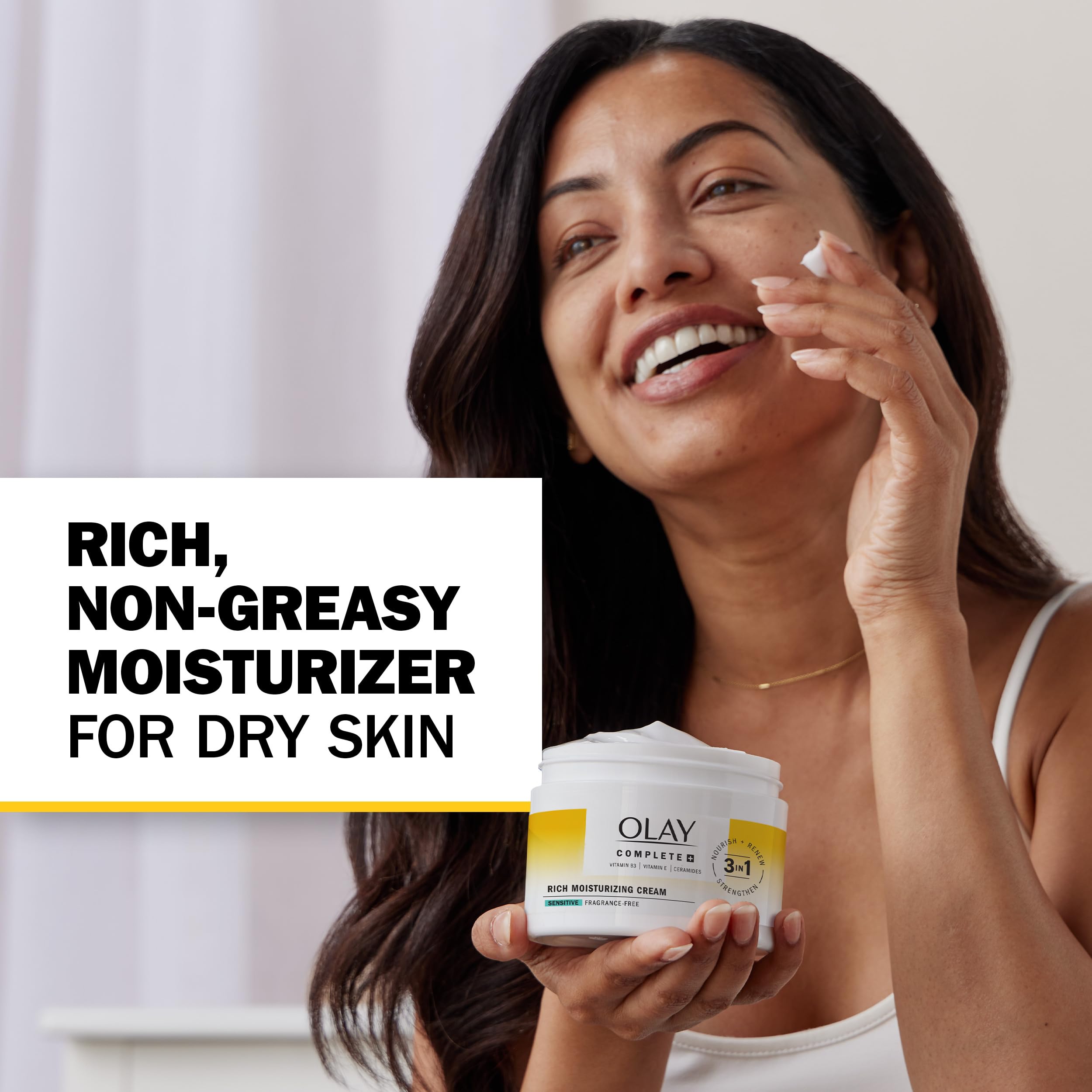 Olay Face Moisturizer, Complete+ Rich Moisturizing Cream - Olay