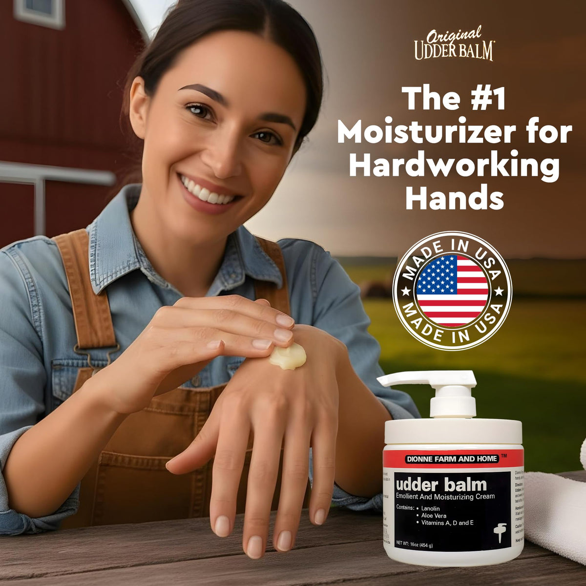 Dionne Farm and Home Udder Balm Lanolin Healing Skin Care - Original Udder Balm Official Imagery - 3