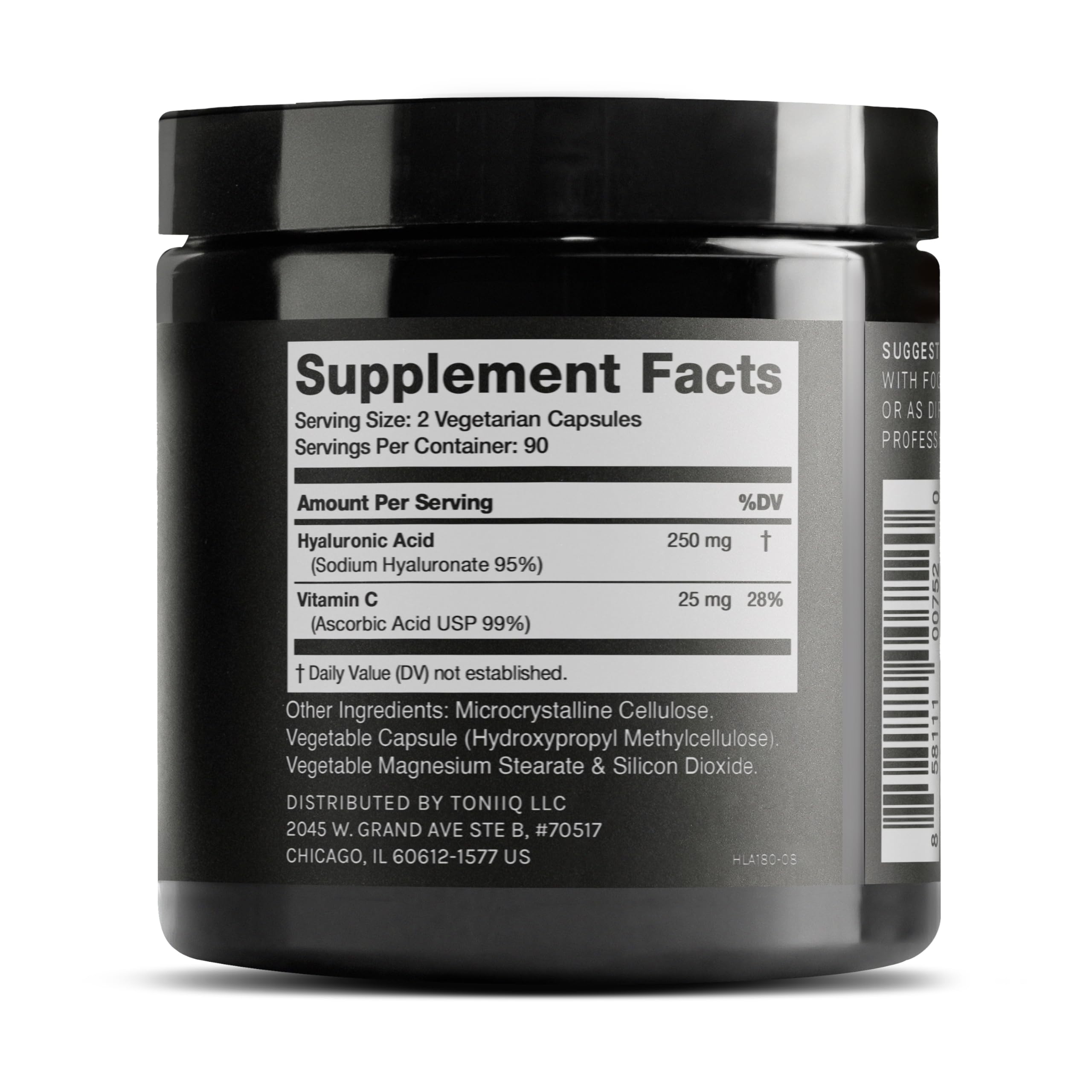 Toniiq Hyaluronic Acid Supplements Lab Tested 95 Ultra High - Toniiq Official Imagery - 3
