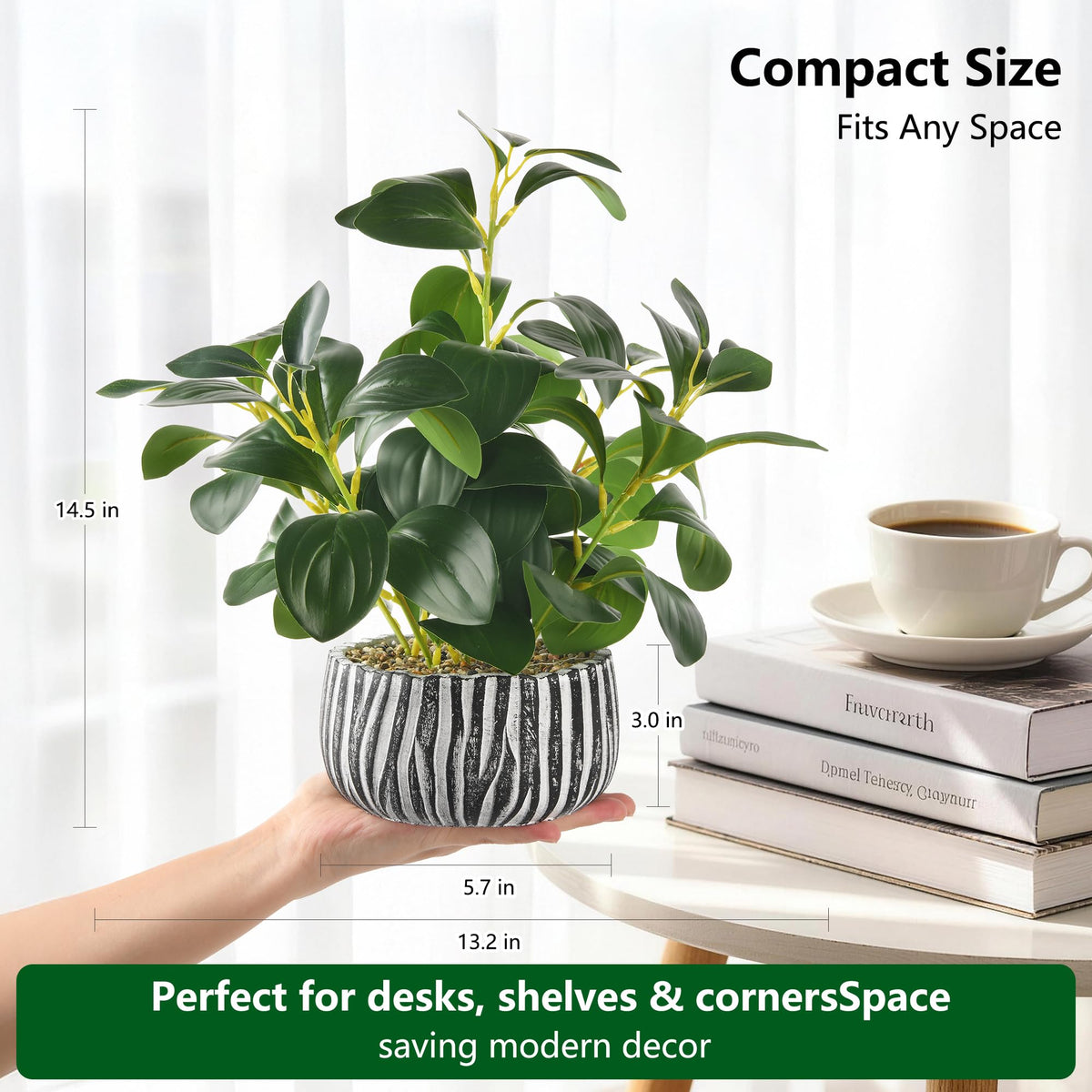 Fake Plants Artificial Plants Indoor Faux Potted Plants - florisso Official Imagery - 4