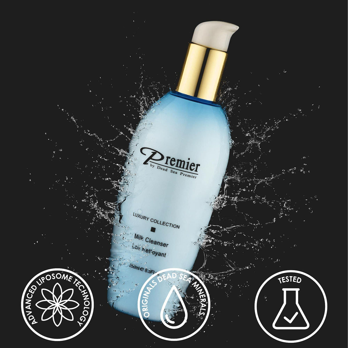Premier Dead Sea Cleansing Milk Makeup Remover 8 45 fl oz - Premier Official Imagery - 6