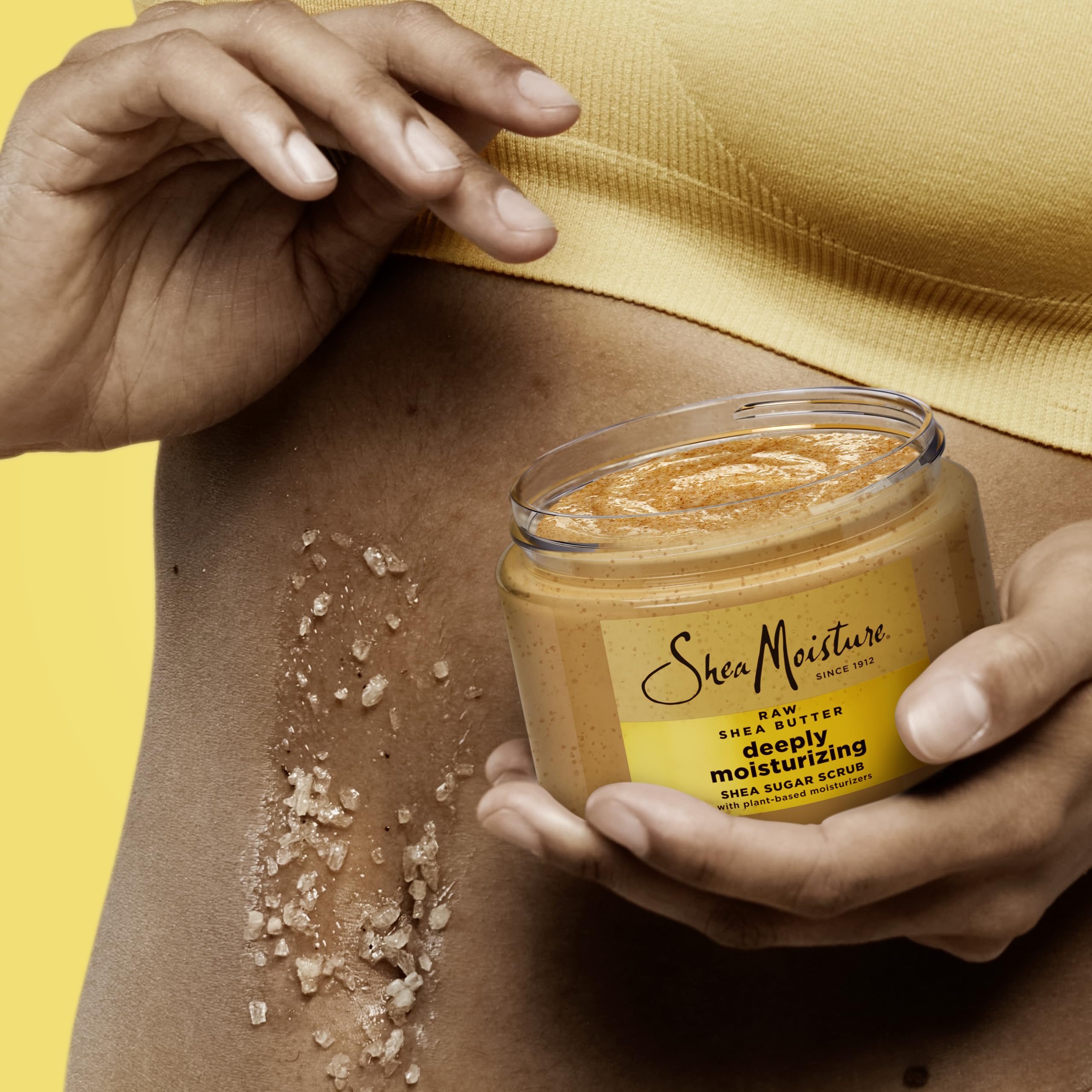 Elefair Tech SheaMoisture Shea Sugar Body Scrub Raw Shea Butter 12 FO - Elefair Tech Official Product View 7