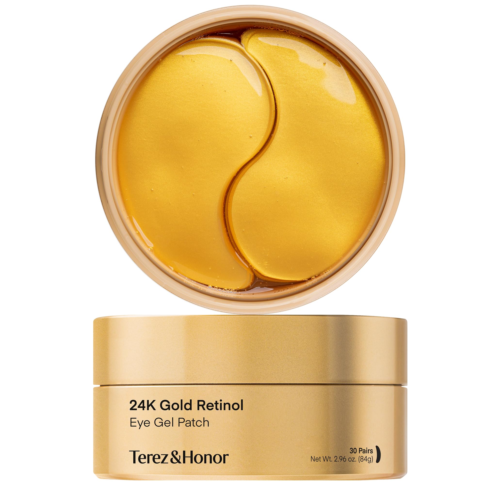 TEREZ & HONOR 24K Gold Retinol Wrinkle Smoothing Eye Patches - - Product Imagery
