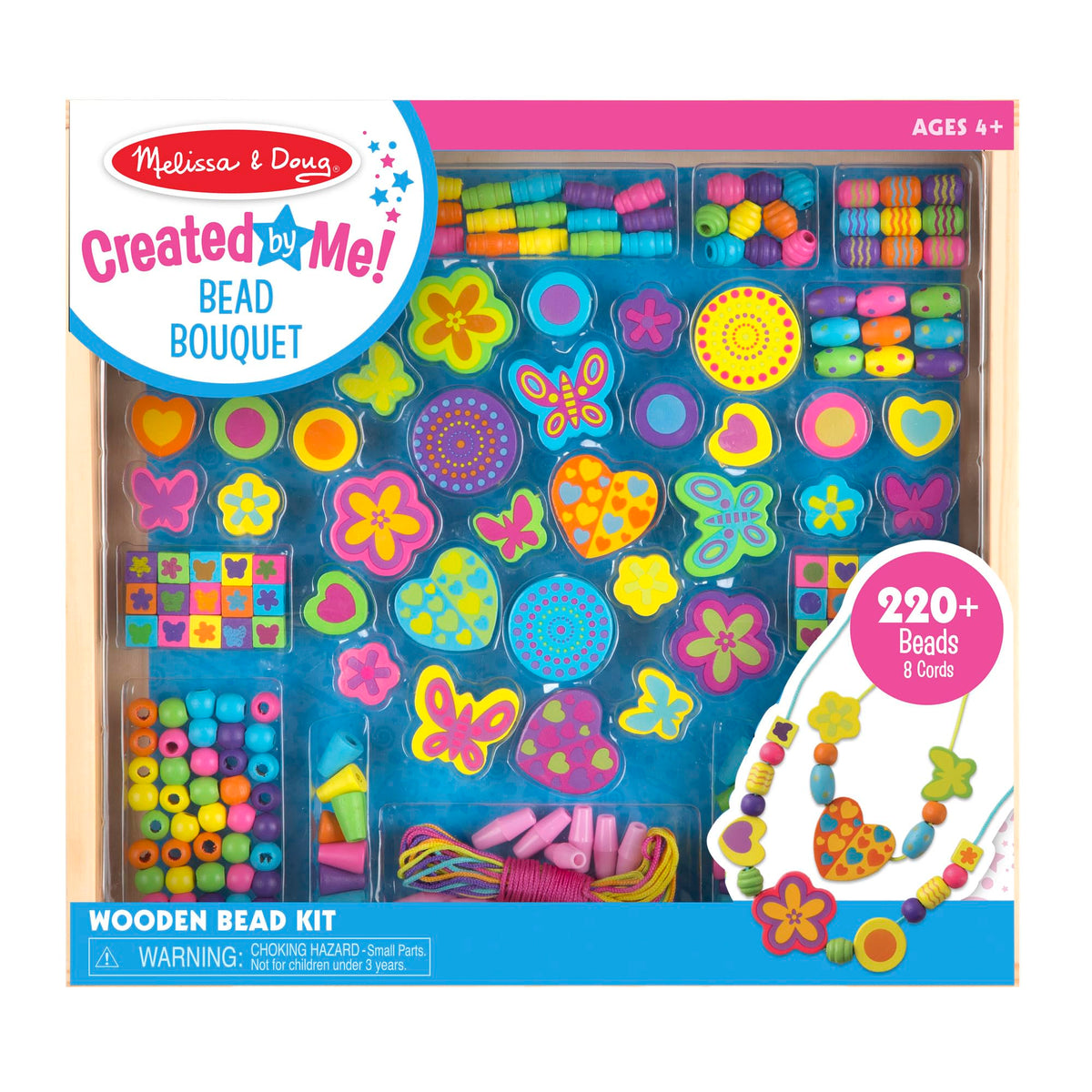 Melissa Doug Created by Me Bead Bouquet Deluxe Jewelry Kit - Premium Selection Official Imagery - 4