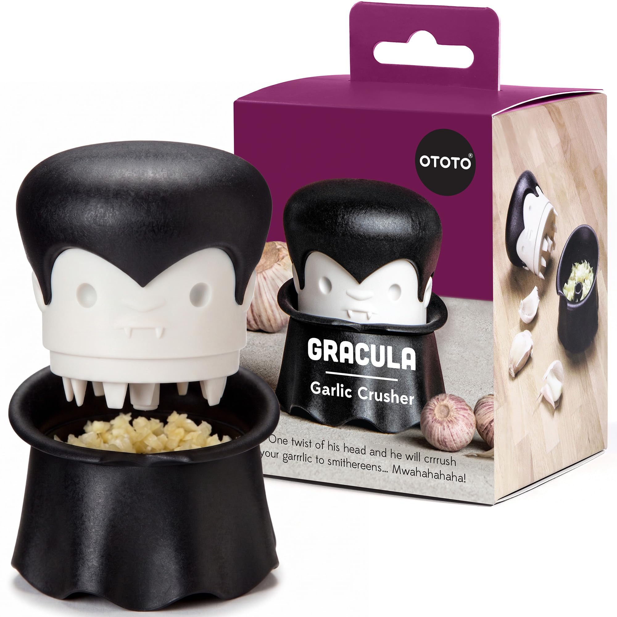 OTOTO Gracula Garlic Press, Garlic Crusher, Garlic Mincer, Also for Gi - View 1