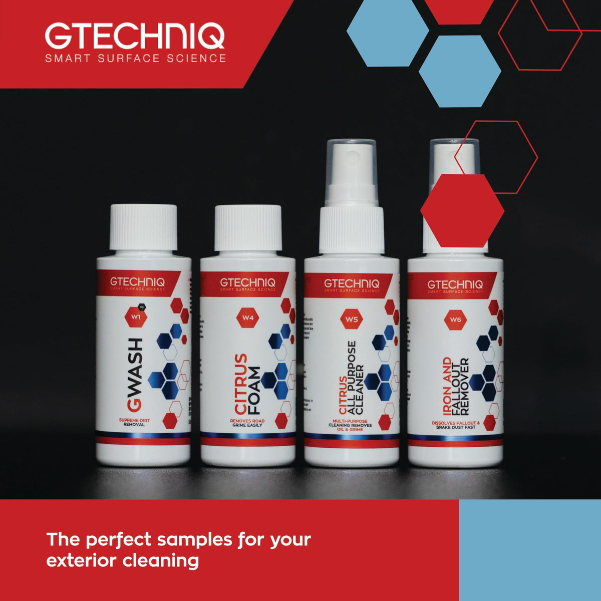 Gtechniq Smart Sample Car Care Kit 1 69 fl oz Bottles - Gtechniq Official Imagery - 6