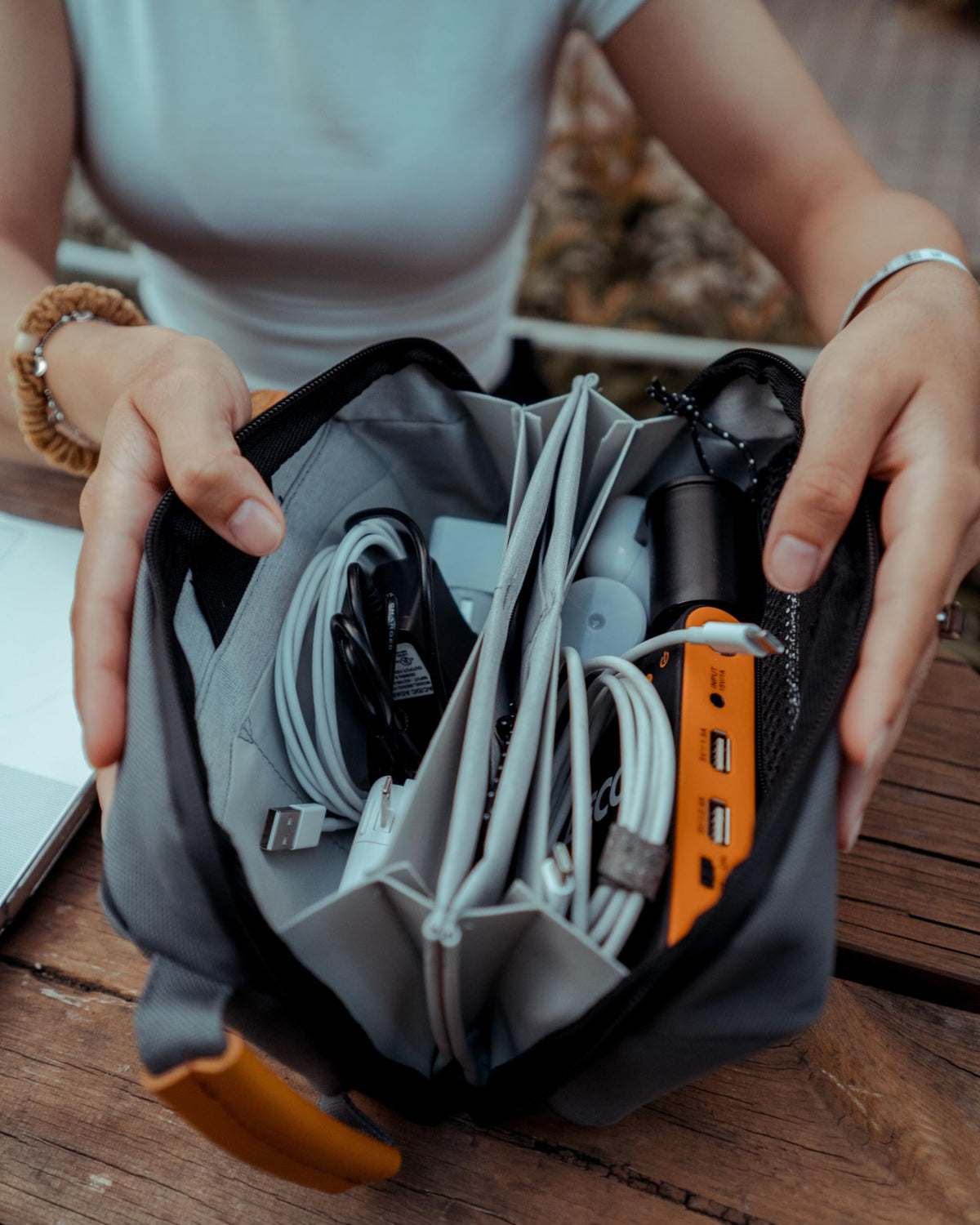 TRIPPED Travel Gear Tech Organizer Pouch for Accessories and - TRIPPED Travel Gear Official Imagery - 6