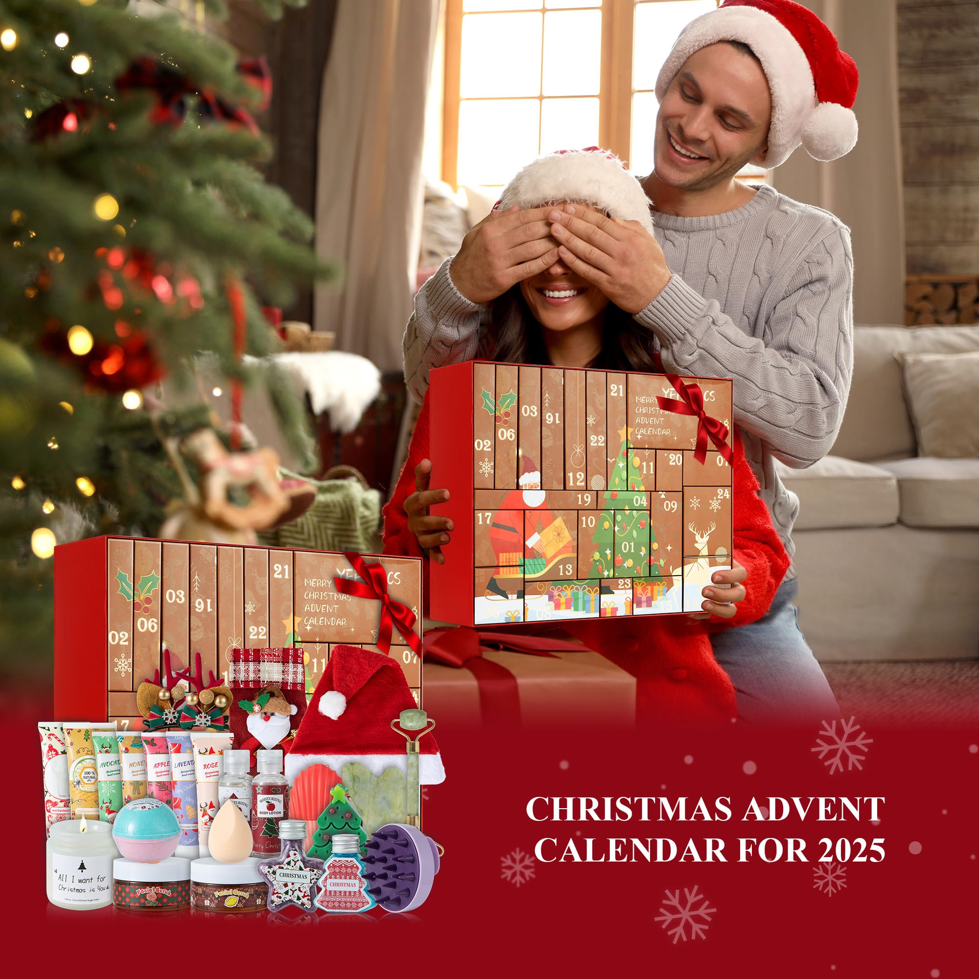 Advent Calendar 2026 24 Days of Beauty Advent Calendar Bath - YFFSHLCS Official Product Imagery - 7