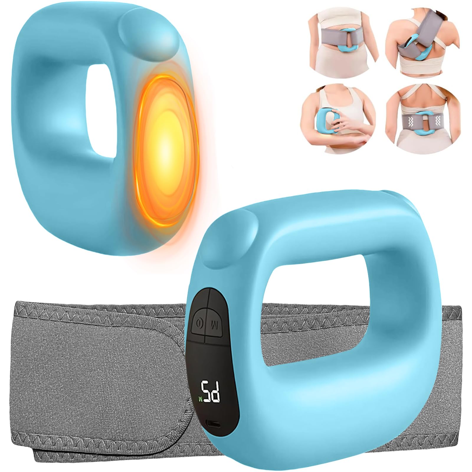 Xquyk Deep Tissue Percussion Muscle Massage Gun: with Heat, Adjustable - View 10