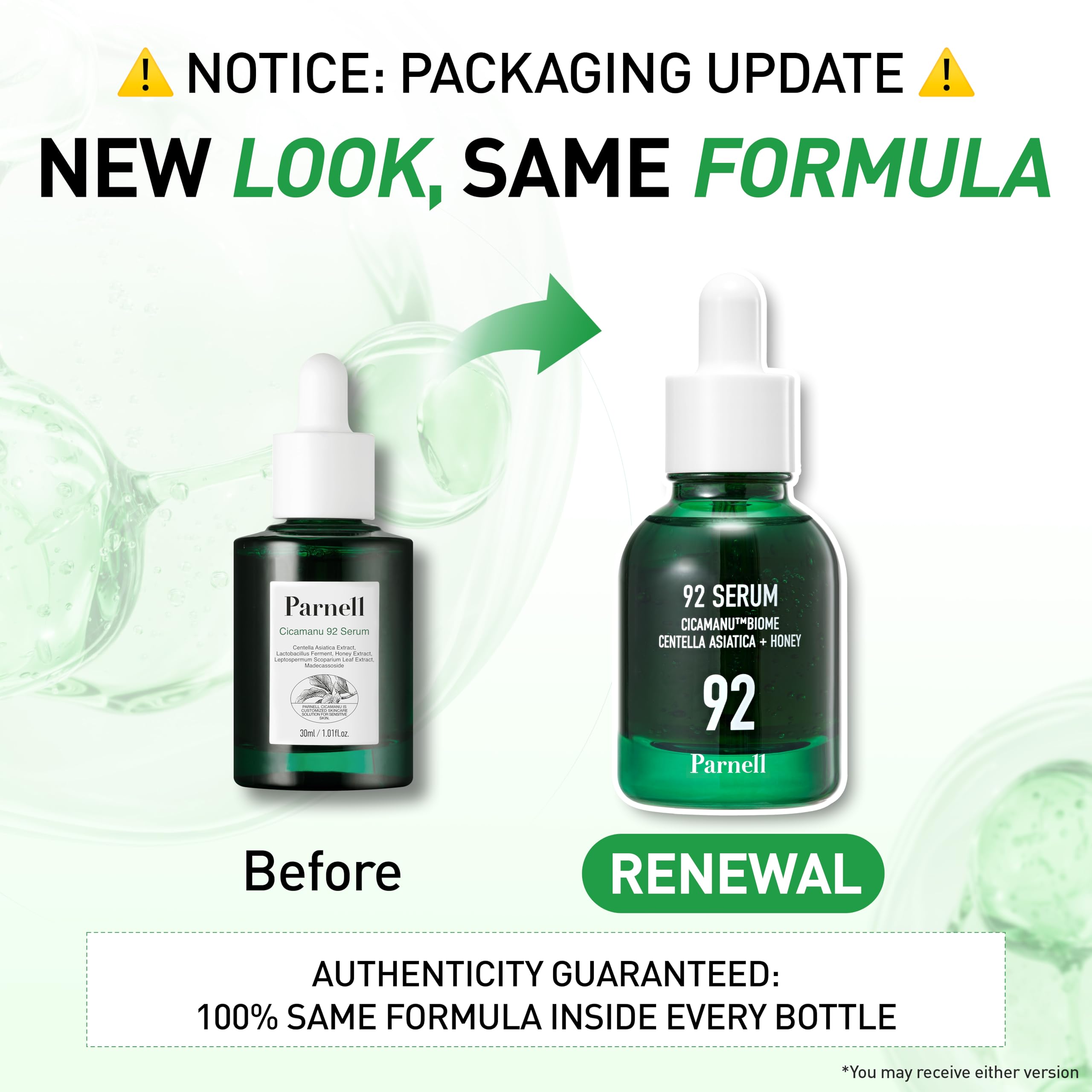 Parnell Cicamanu 92 Serum 30ml - Parnell Official Product Imagery - 3