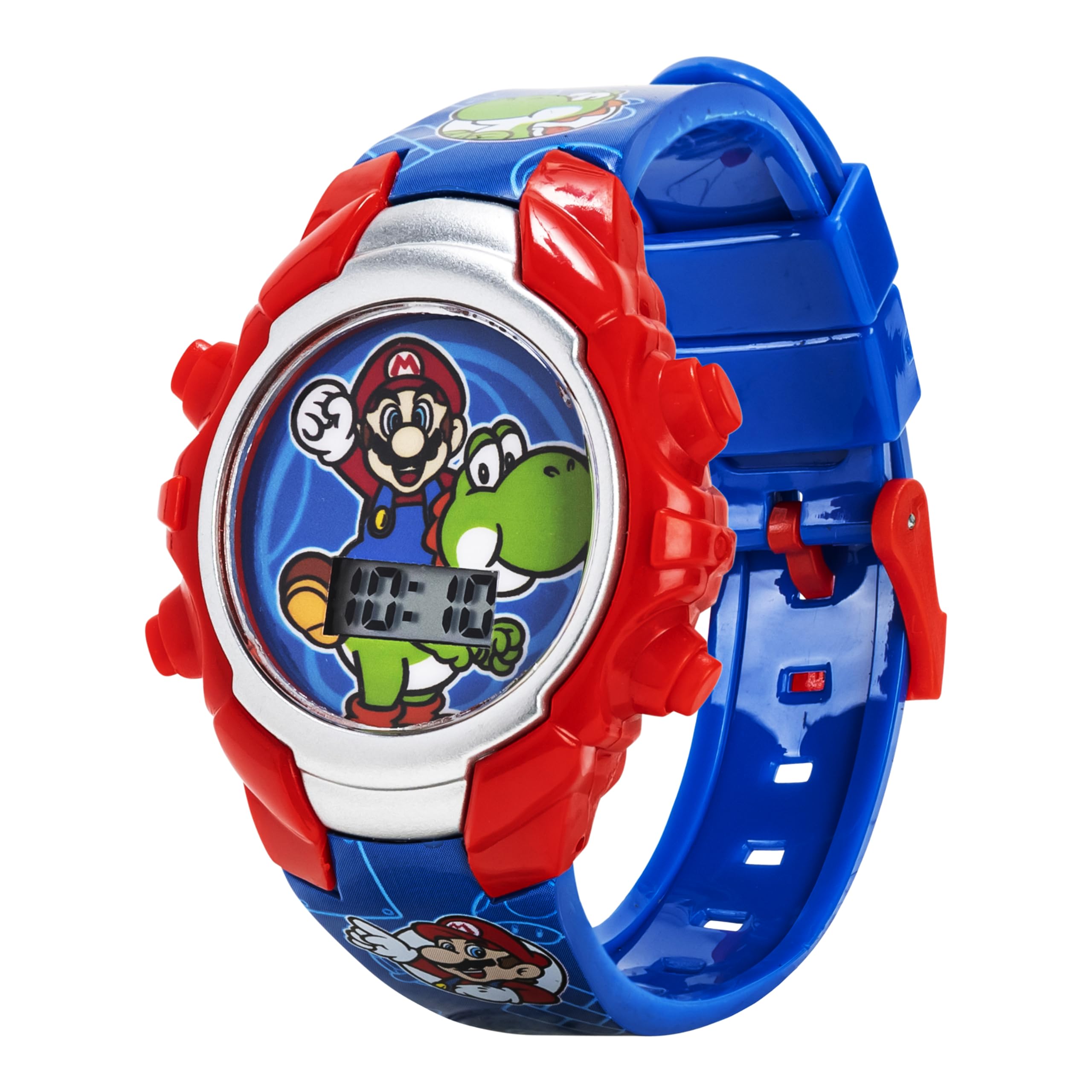 Accutime Super Mario Kids Digital Watch with Yoshi, LED Light Show, So - View 7