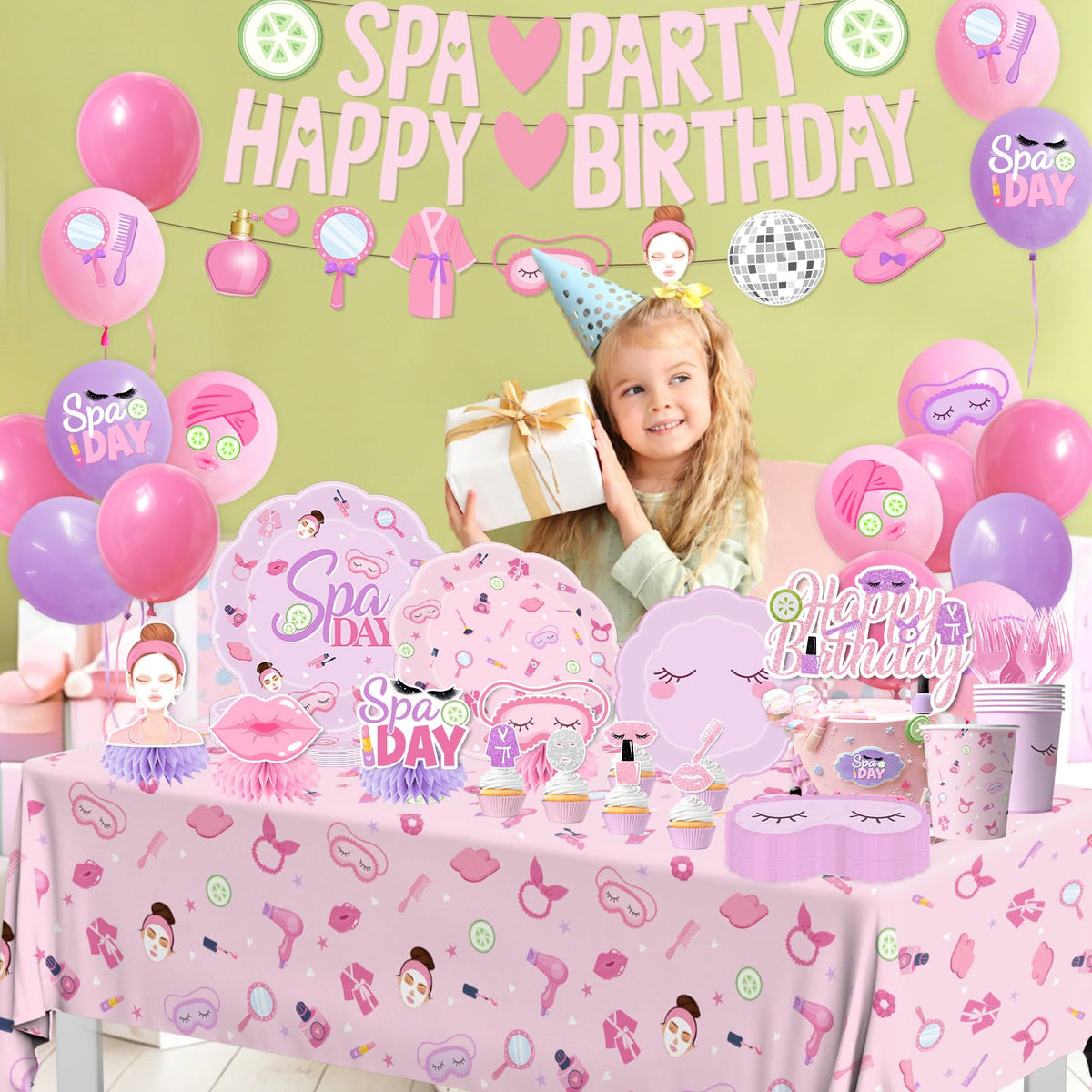 Spa Party Supplies for Girls - MUXJEQA Official Imagery - 6