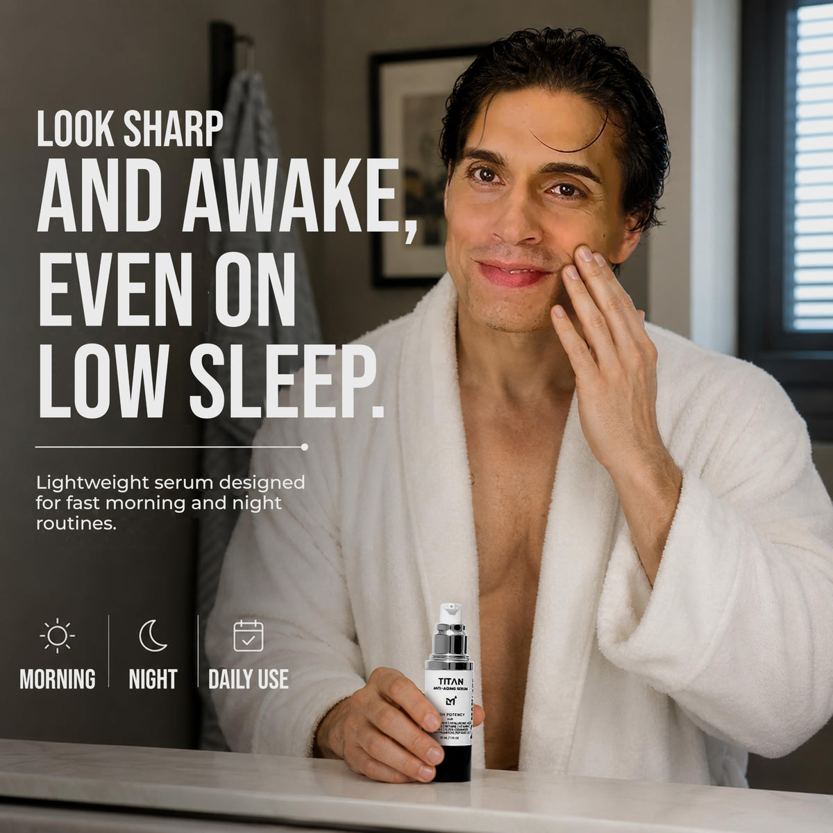Man Labs Titan Anti Aging Face Serum for Men High Potency - Man Labs Official Imagery - 7