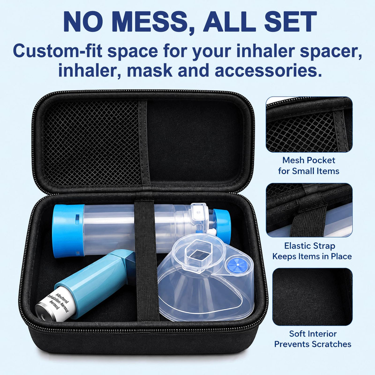 Inhaler Spacer for Children Nessi OTC Spacer Spacer for - Clinivox Official Imagery - 6