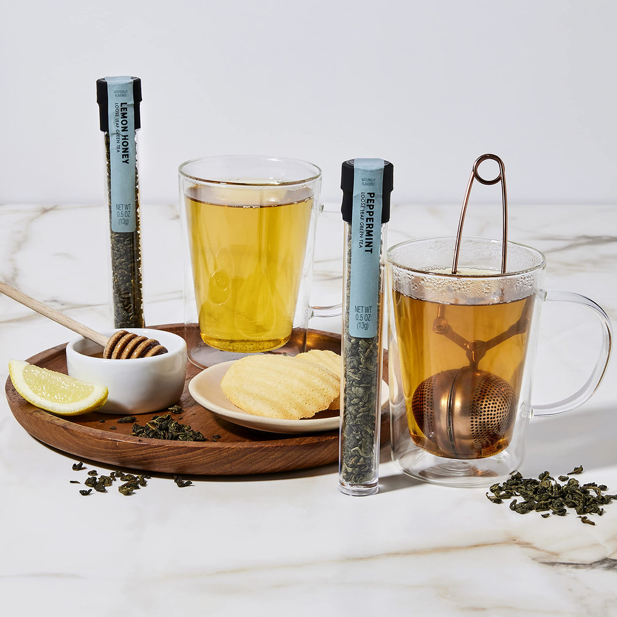 Tea Therapy Loose Leaf Tea Infusion Gift Set Reusable - Thoughtfully Official Imagery - 3