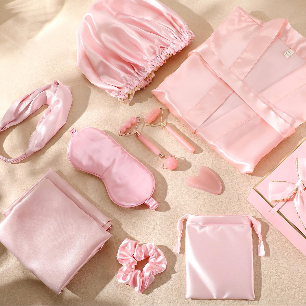 13 Pcs Birthday Gift for Women Spa Care Set Pink - Funnysoft Official Imagery - 7