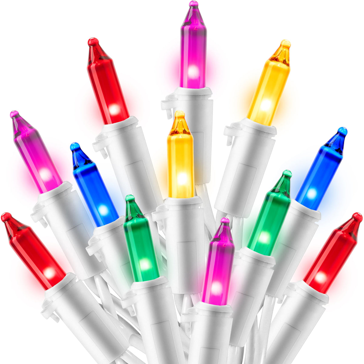 Joiedomi Christmas String Lights Indoor 200 Mini Multicolor - Joiedomi Official Imagery - 1