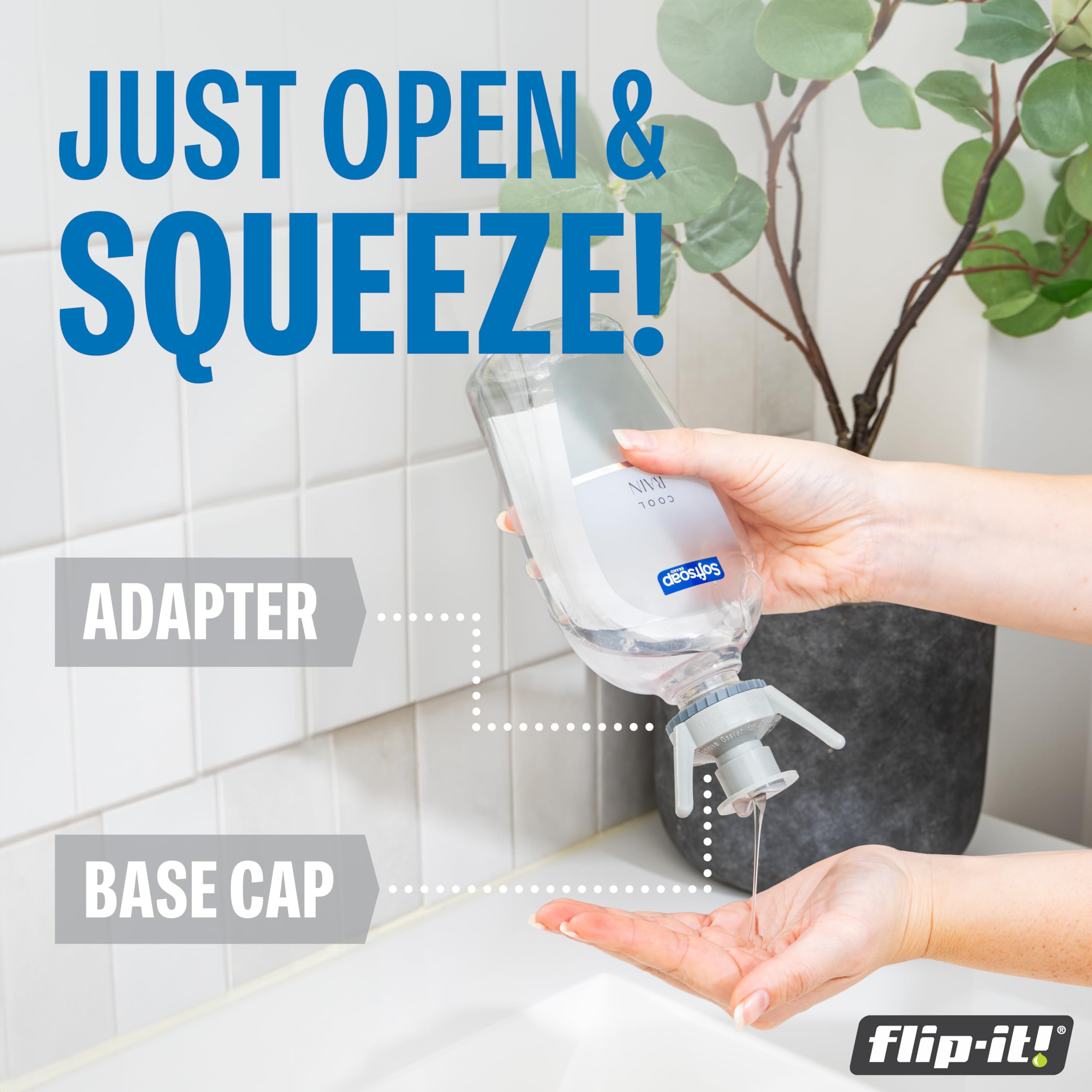 Flip-It! 2-Pack Premium Bottle Emptying Kit – No more wasted prod - Flip-It! Official Product View 5
