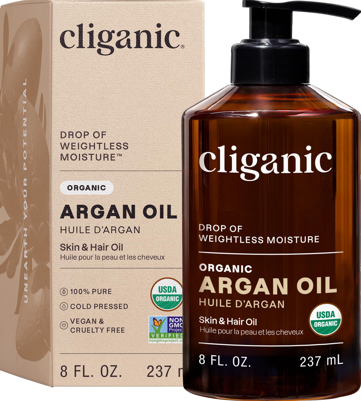 Cliganic Organic Argan Oil 100 Pure - Cliganic Official Imagery - 2