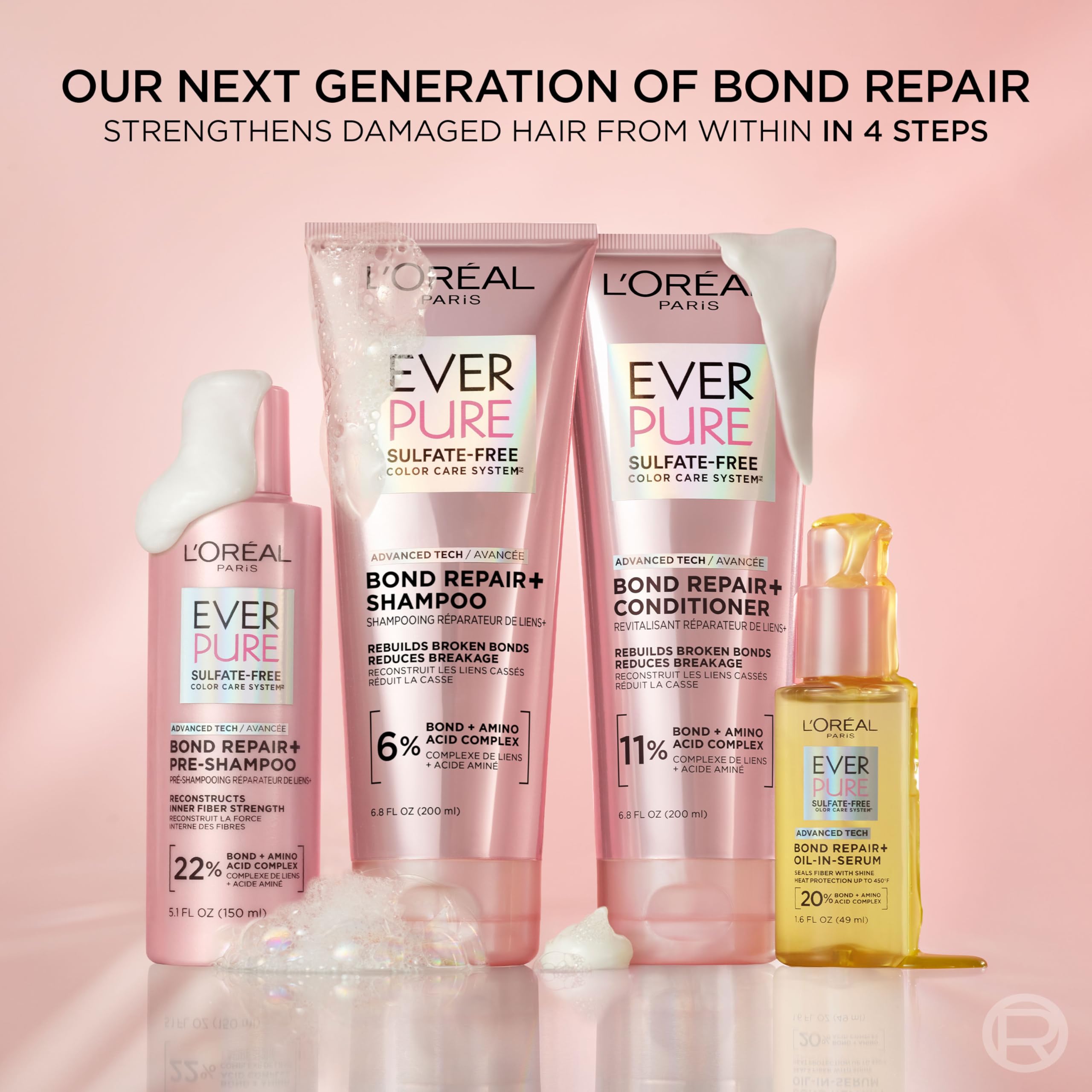 Elefair Tech L'Oreal Paris Sulfate Free Bond Repair+ Pre Shampoo Concentrate, - Elefair Tech Official Product View 5