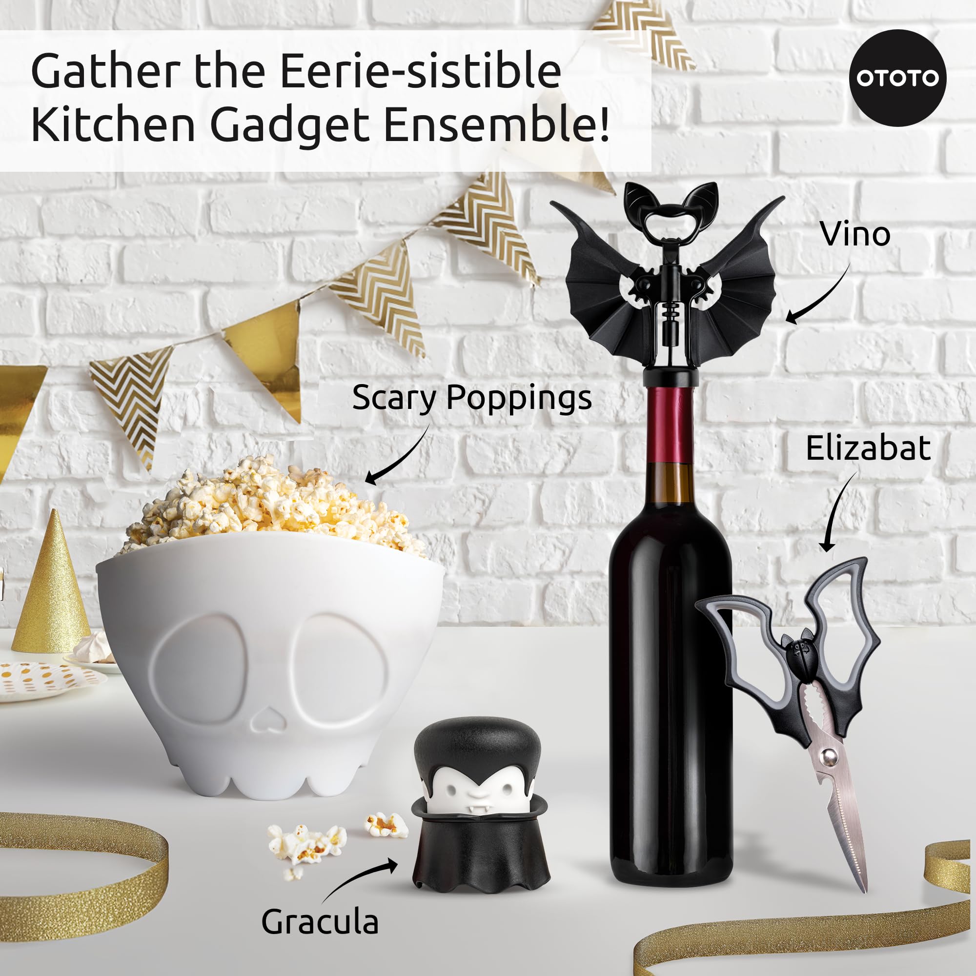 OTOTO New Scary Poppings Microwave Popcorn Popper - Gothic Popcorn Mic - View 8