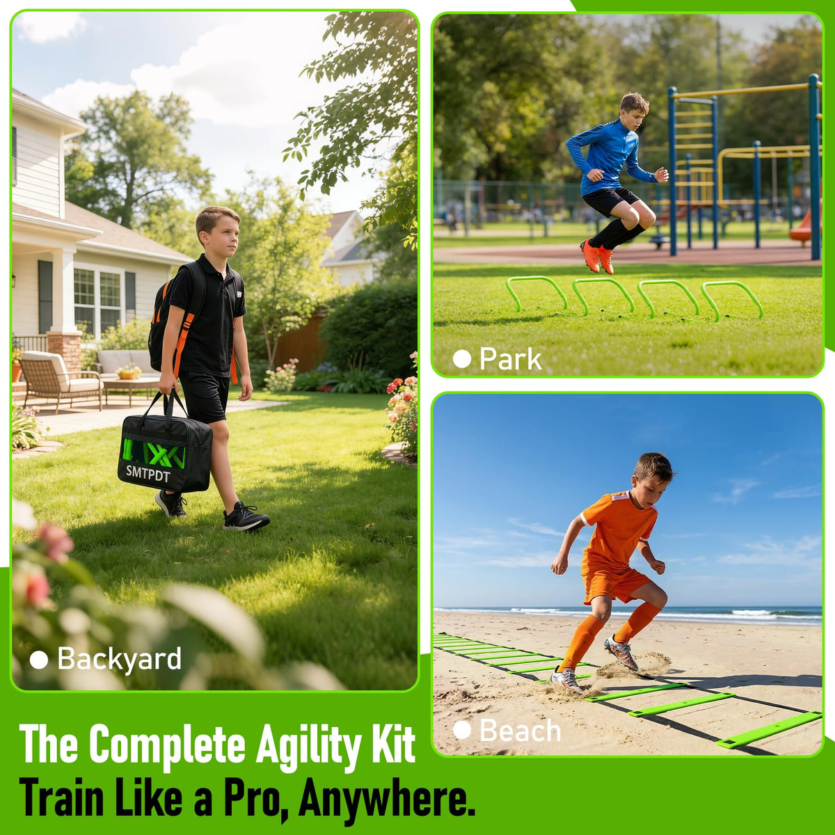 Agility Ladder Soccer Training Equipment Set Speed Agility - SMTPDT Official Imagery - 7