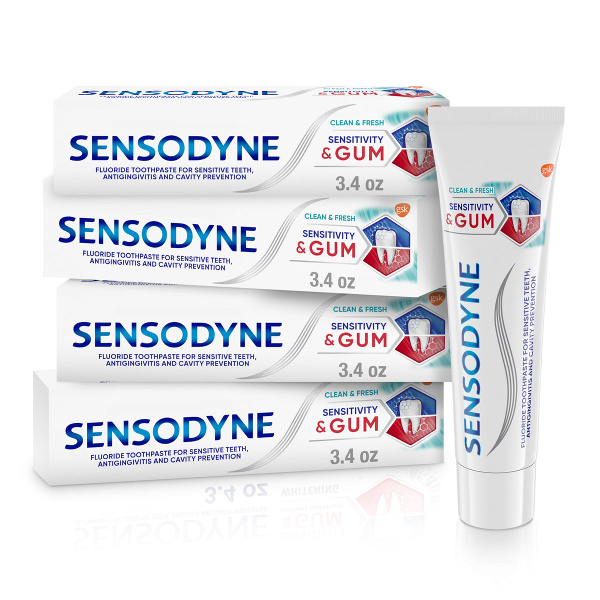 Sensodyne Sensitivity Gum Clean Fresh Toothpaste 3 4 oz - Sensodyne Official Imagery - 2