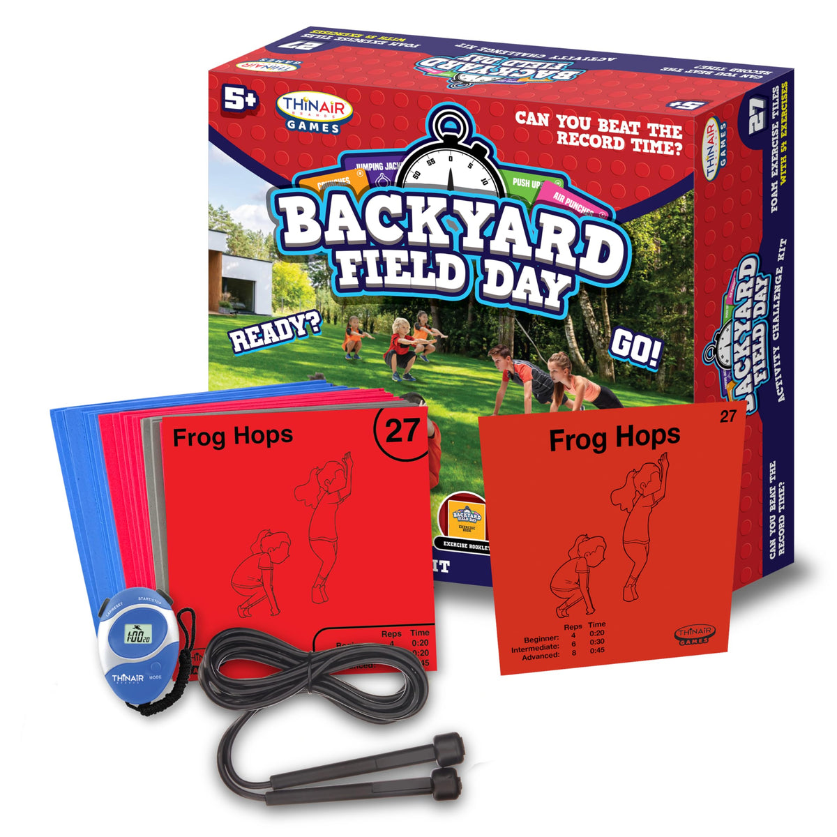 Backyard Field Day Obstacle Course Game 27 Double Sided Foam - Playful Minds Official Imagery - 2