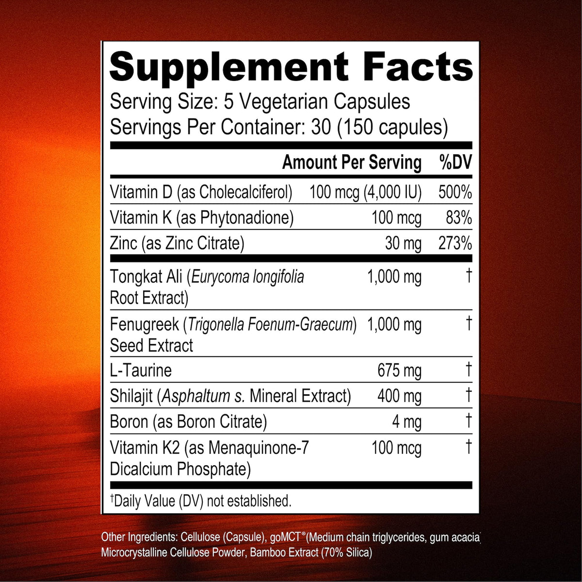 Testosterone Booster for Men - MARS MEN Official Imagery - 3