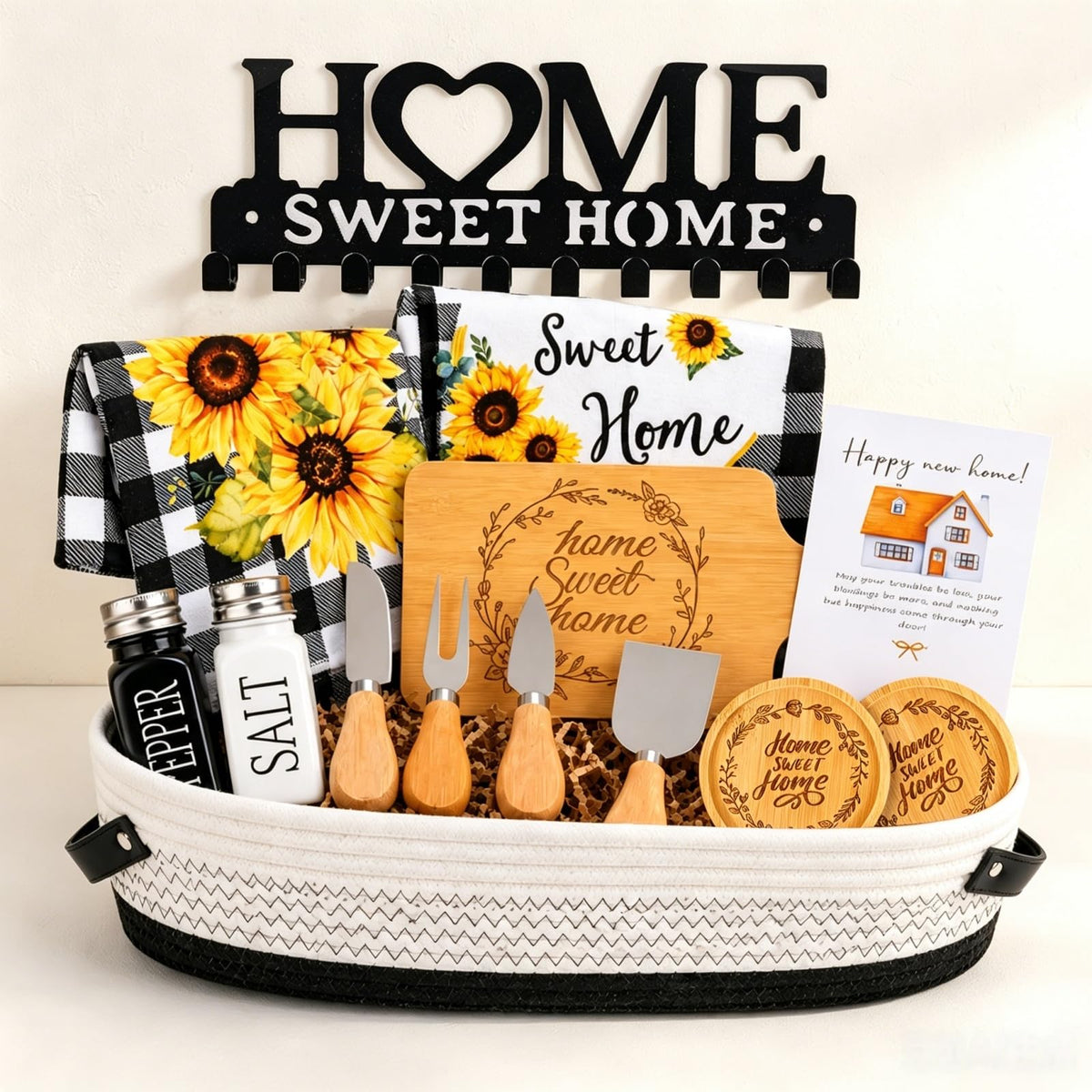 14 Pcs House Warming Gift New Home New House Gift Basket - MEPIG Official Imagery - 1