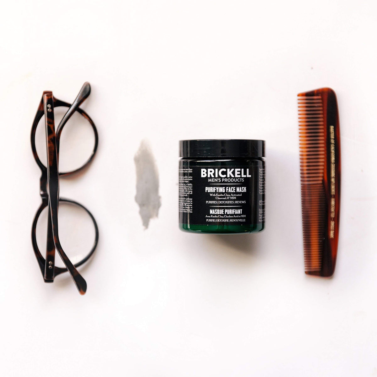 Brickell Men s Purifying Charcoal Face Mask Skin Care - Brickell Men's Products Official Imagery - 3