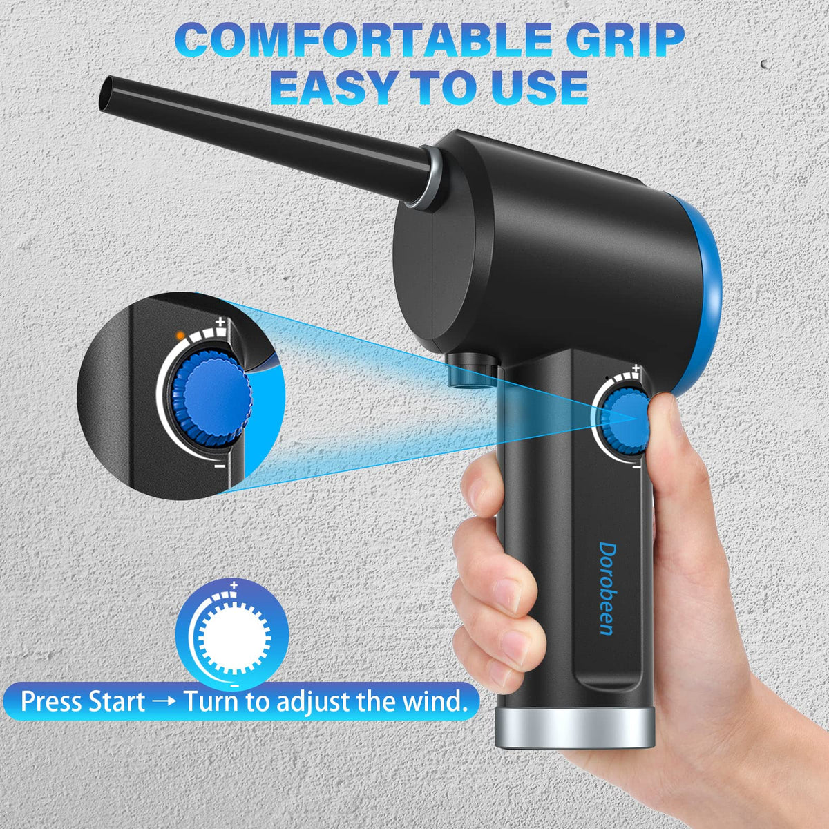 Compressed Air Duster Electric Air Duster Cordless Air - Dorobeen Official Imagery - 7