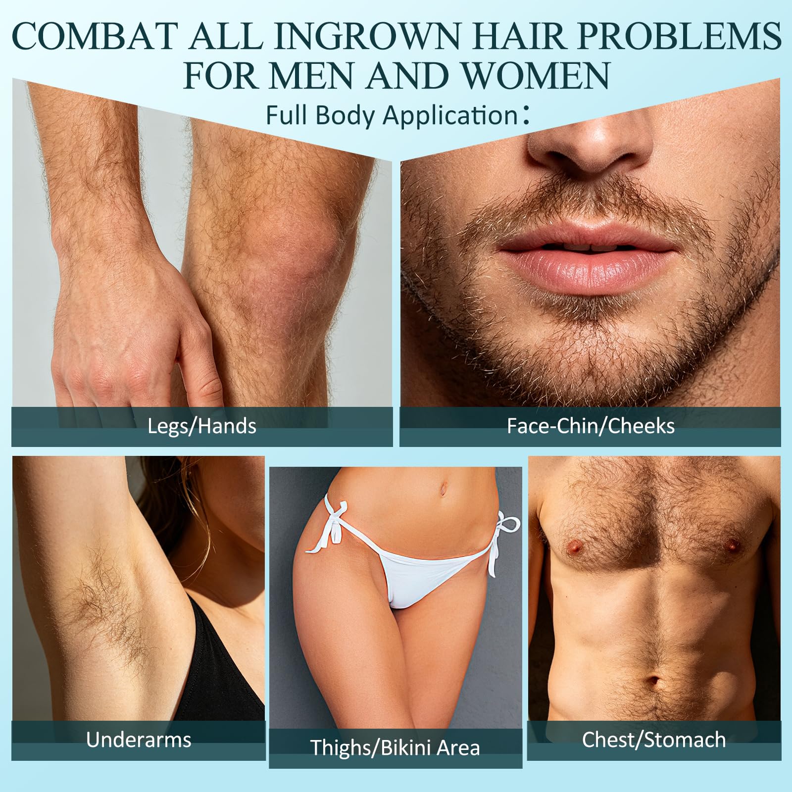 SHVYOG Ingrown Hair Exfoliating Scrub with AHA+BHA, Gentle KP Bump Eraser Body - SHVYOG Official Product View 4