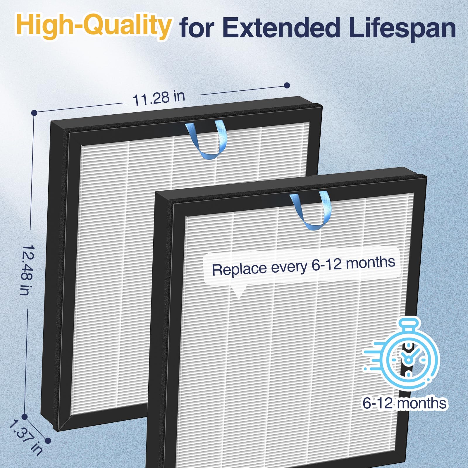Cabiclean Vital 100S-P Replacement Filter for LEVOIT Vital 100S a - Cabiclean Official Product View 7