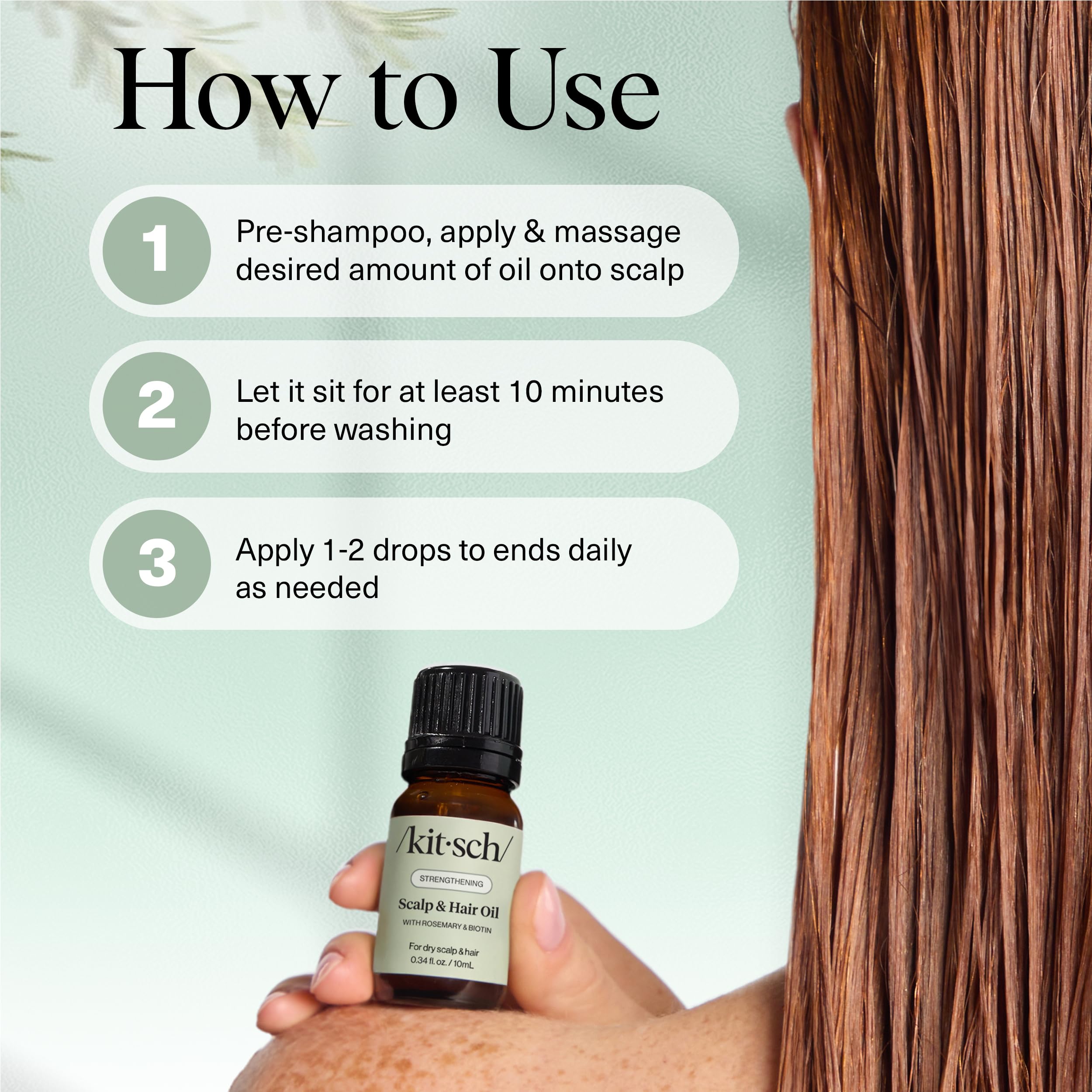 Elefair Tech Kitsch Rosemary Oil for Hair Growth - With Castor Oil & Biotin & Jojoba - Elefair Tech Official Product View 6