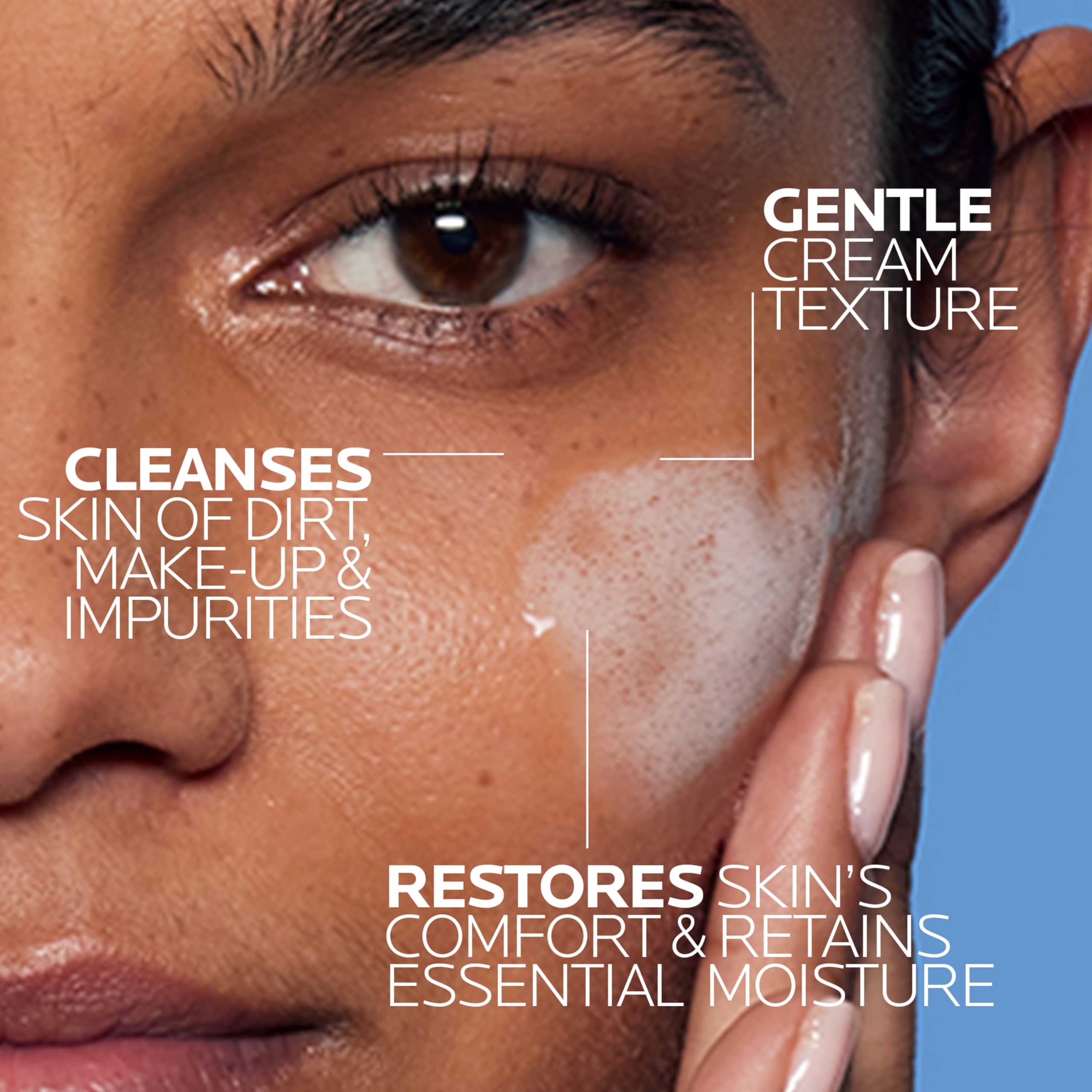 La Roche-Posay Toleriane Hydrating Gentle Facial Cleanser, wit... - Elefair Tech Official Product View 4