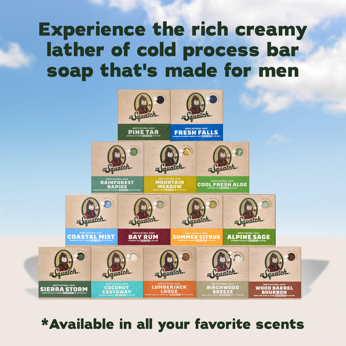 Dr Squatch Natural Men s Bar Soap - Dr. Squatch Official Imagery - 7